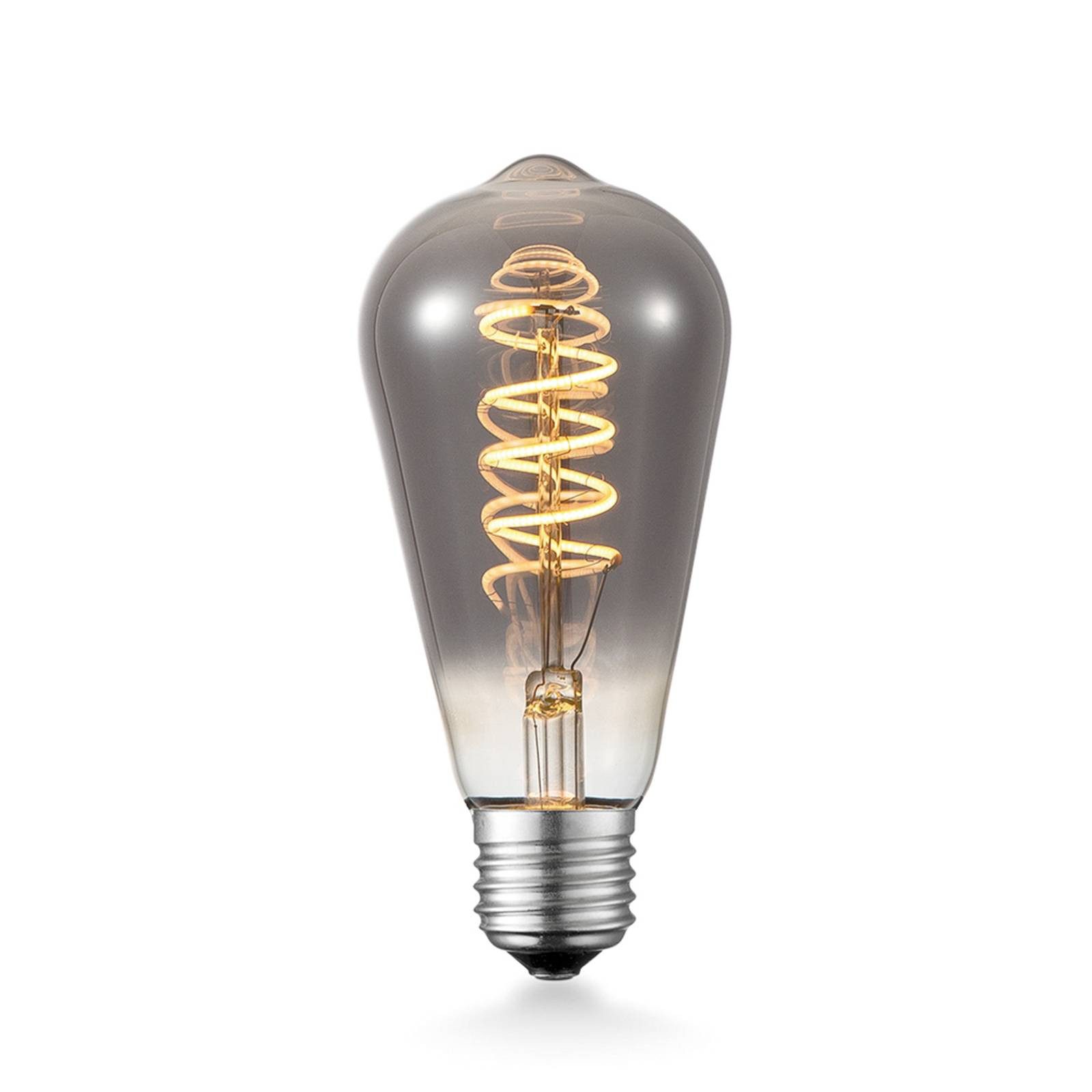 Lucande LED-Leuchtmittel E27 St64 LED 4W, E27, warmweiß