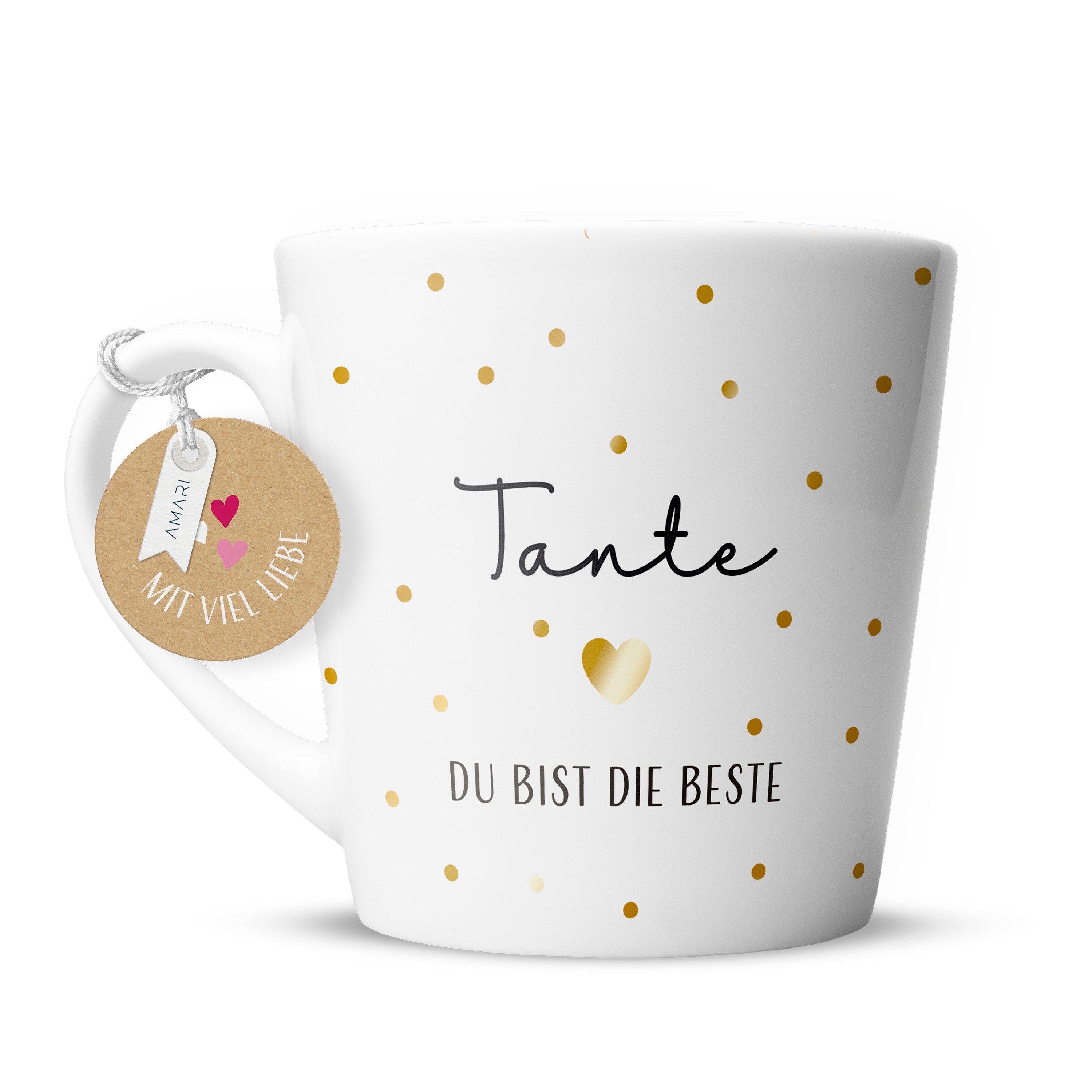 Amari Tasse AMARI ® Tante Tasse - Perfektes Geschenk für die Tante - Dankeschön, Tante 07