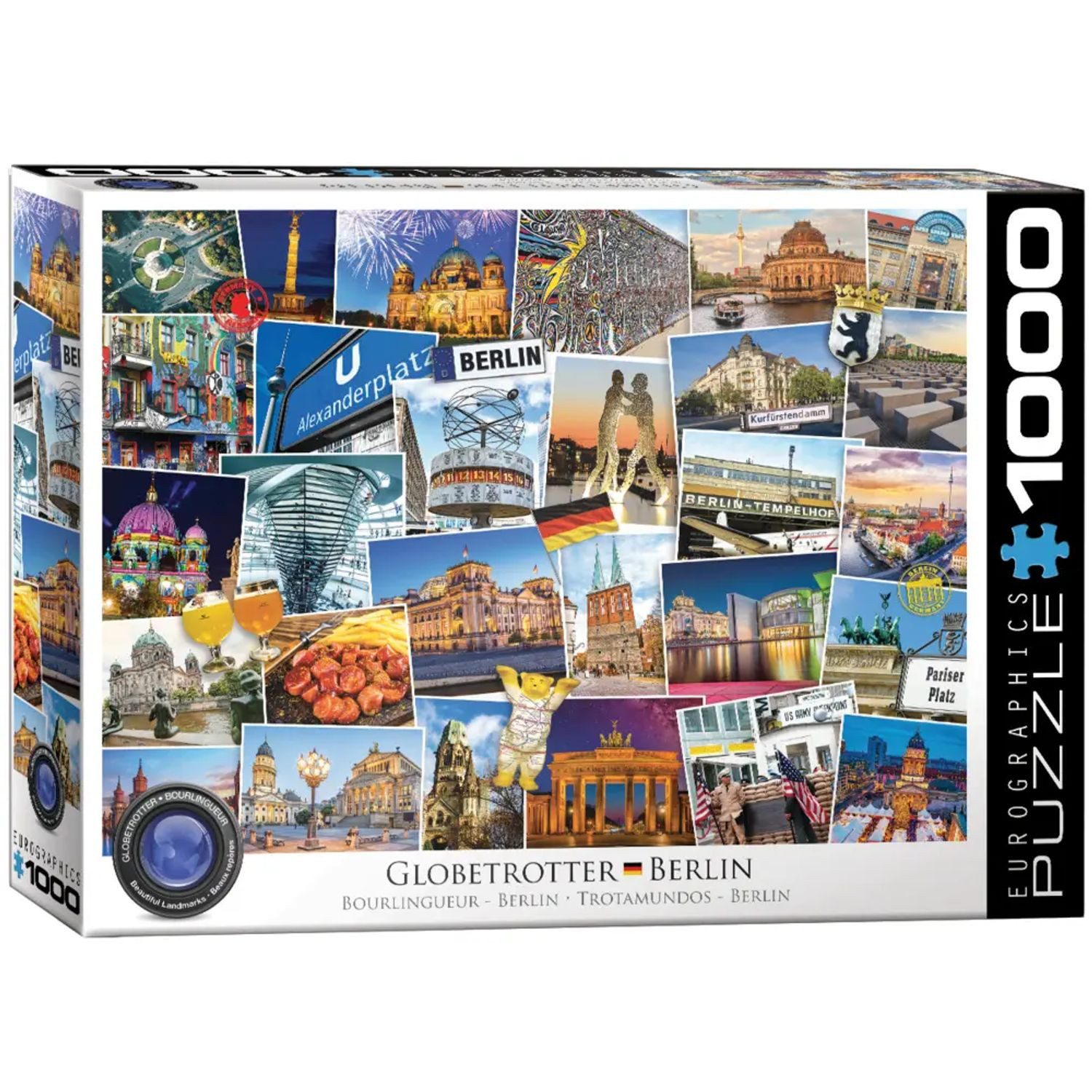 EUROGRAPHICS Puzzle Globetrotter Berlin (Puzzle), 1000 Puzzleteile