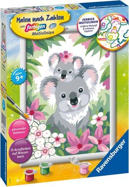 Ravensburger Malen nach Zahlen Süße Koalas, Made in Europe; FSC® - schützt Wald - weltweit