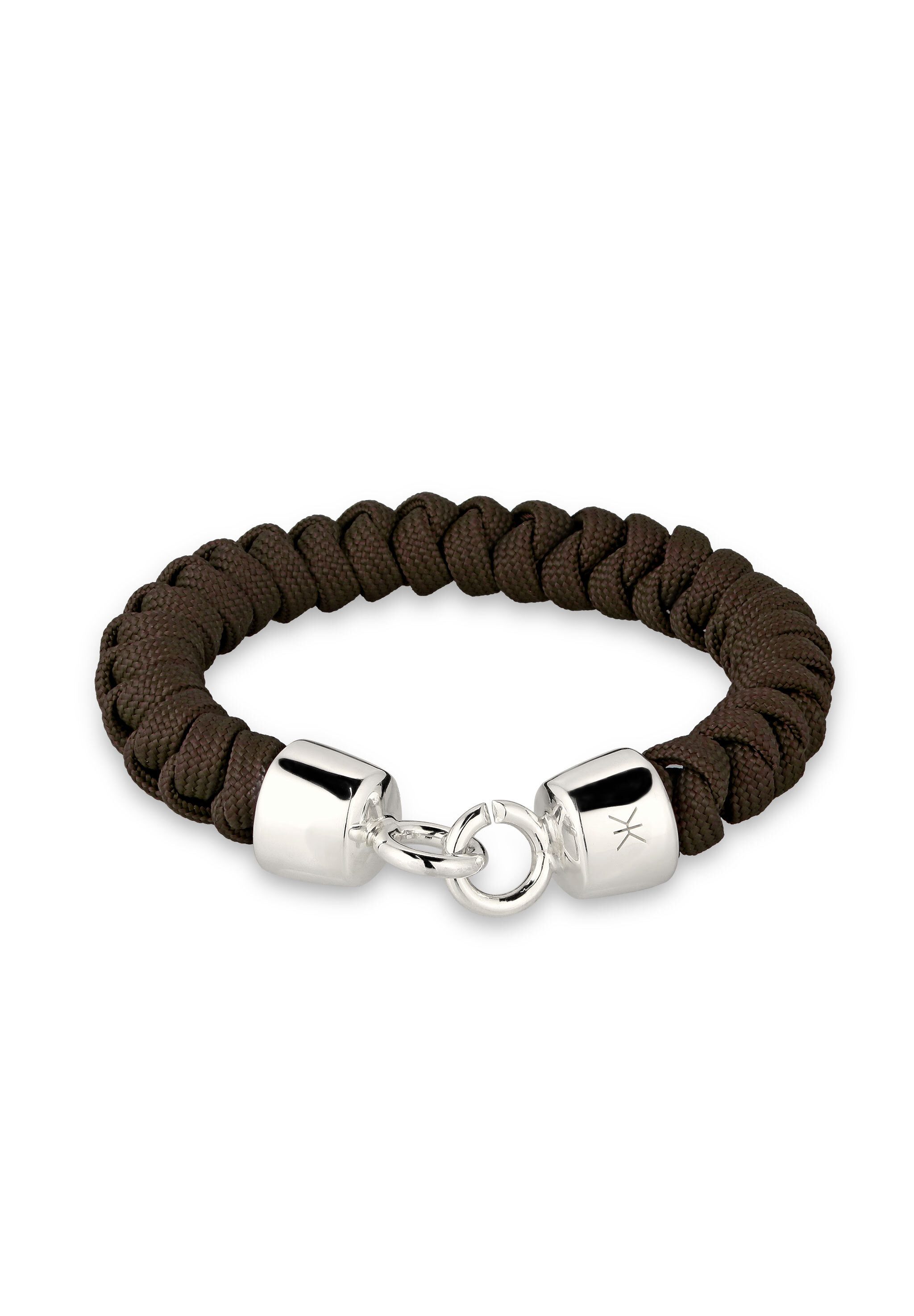 Kuzzoi Armband ohne Stein 925 Sterling Silber Herren (kein Set, 1-tlg)