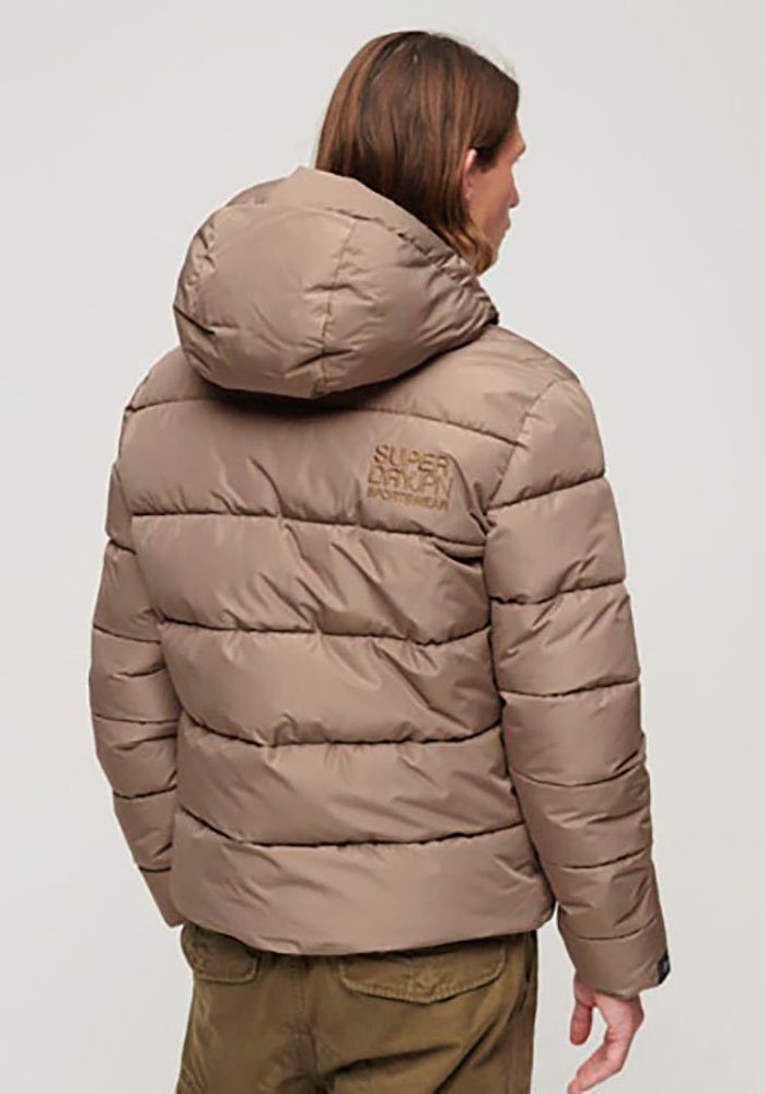 Superdry Steppjacke "HOODED SPORTS PUFFR JACKET" mit Kapuze mit kontrastfar günstig online kaufen