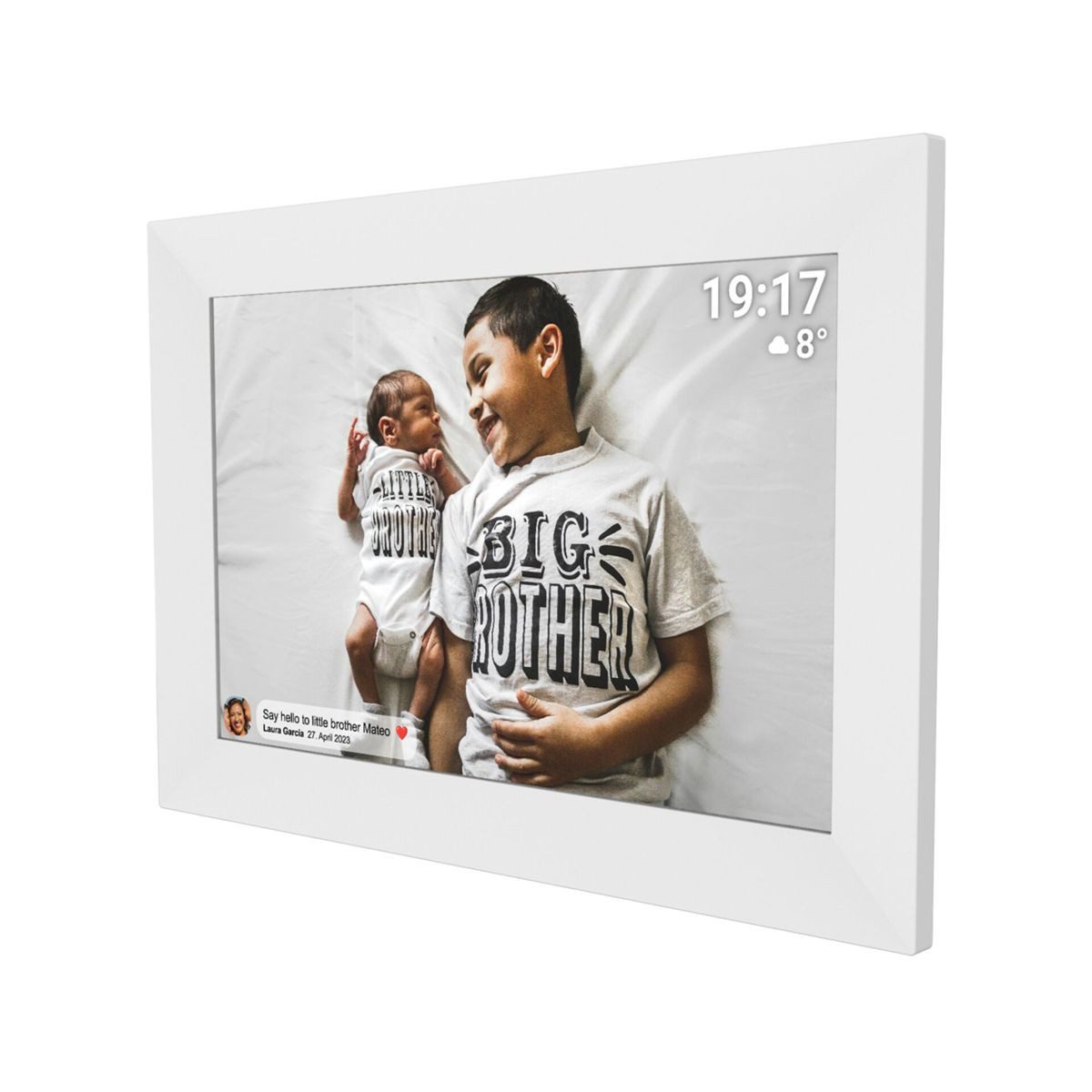 Denver Frameo PFF-1026 weiss Digitaler Bilderrahmen günstig online kaufen