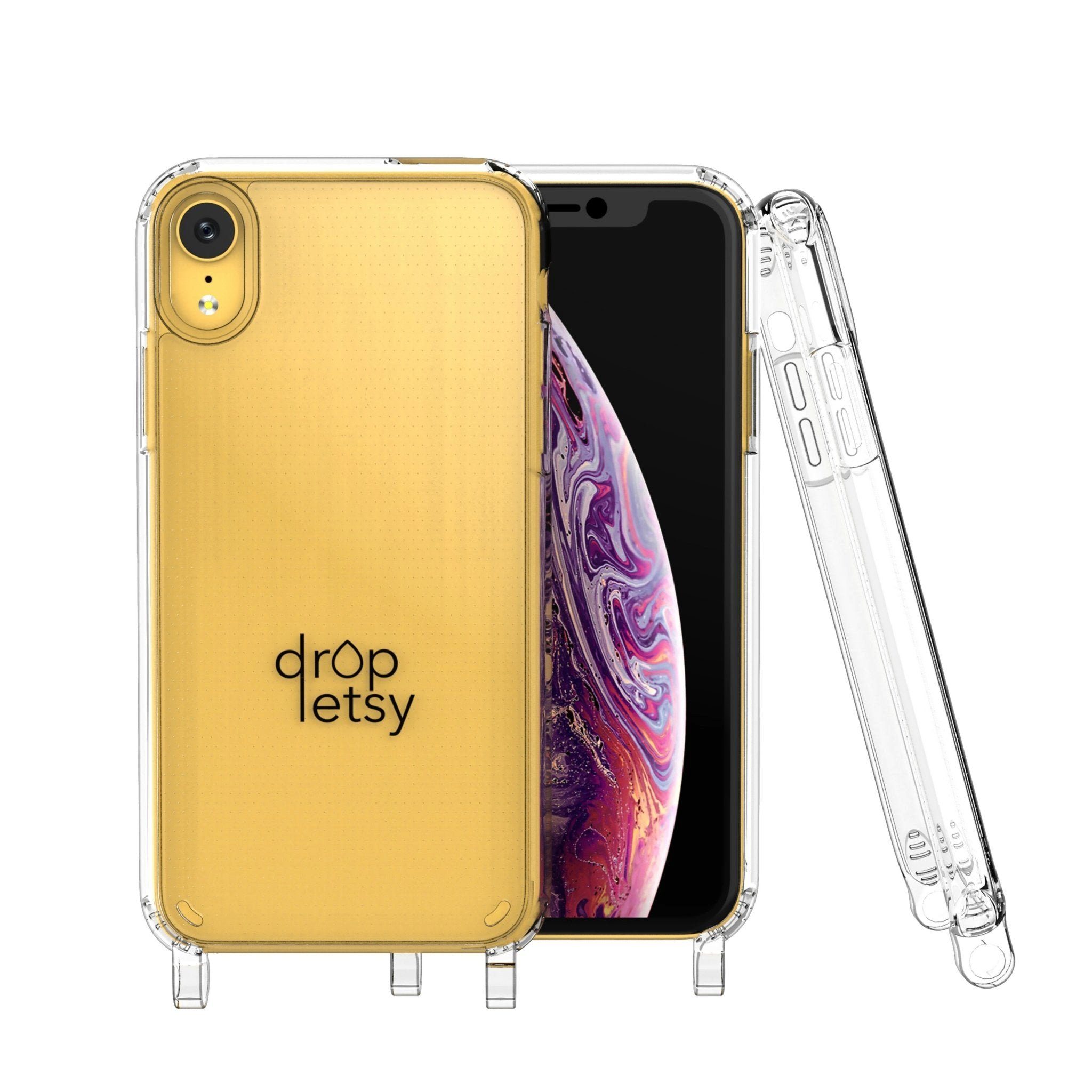 dropletsy Handyhülle Handyhülle iPhone X/XS/XR Series transparent iPhone XR