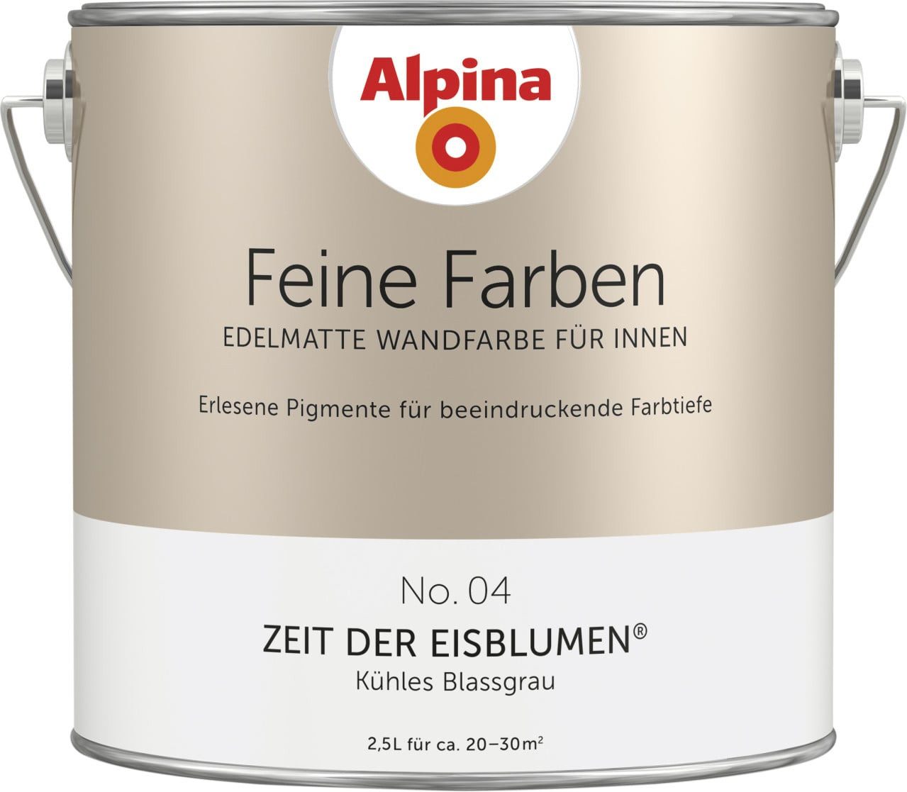 Alpina Wandfarbe Alpina Feine Farben Wandfarbe No. 04 Zeit der
