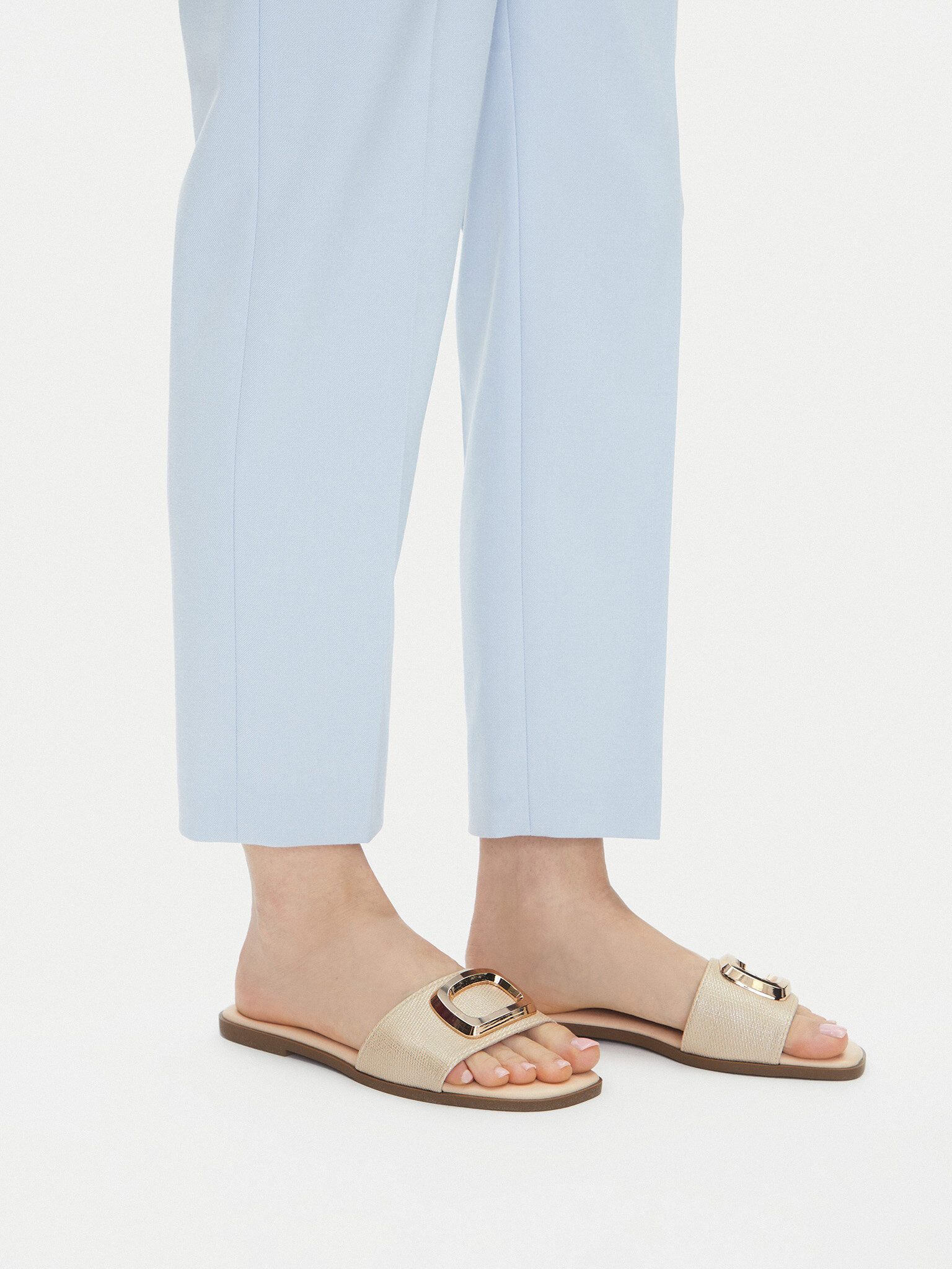 Jenny Jenny Damen Flip-Flops Beige 57B2048 Badepantolette