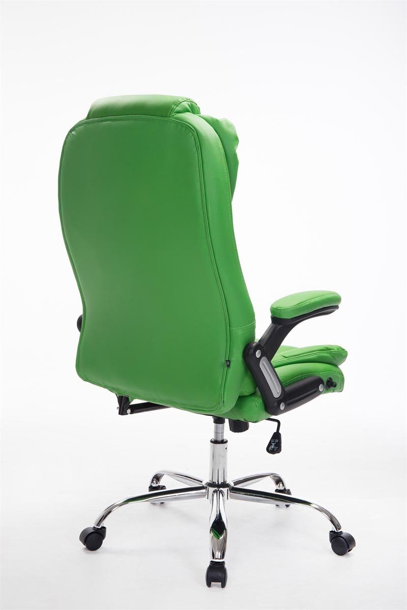CLP Schreibtischstuhl Thor und drehbar höhenverstellbar grün Kunstleder