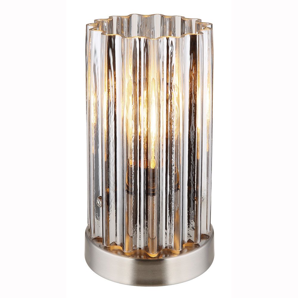 GLOBO LIGHTING Tischleuchte, Leuchtmittel nicht inklusive, Tischleuchte Beistelllampe Nachttischlampe Schlafzimmerlampe