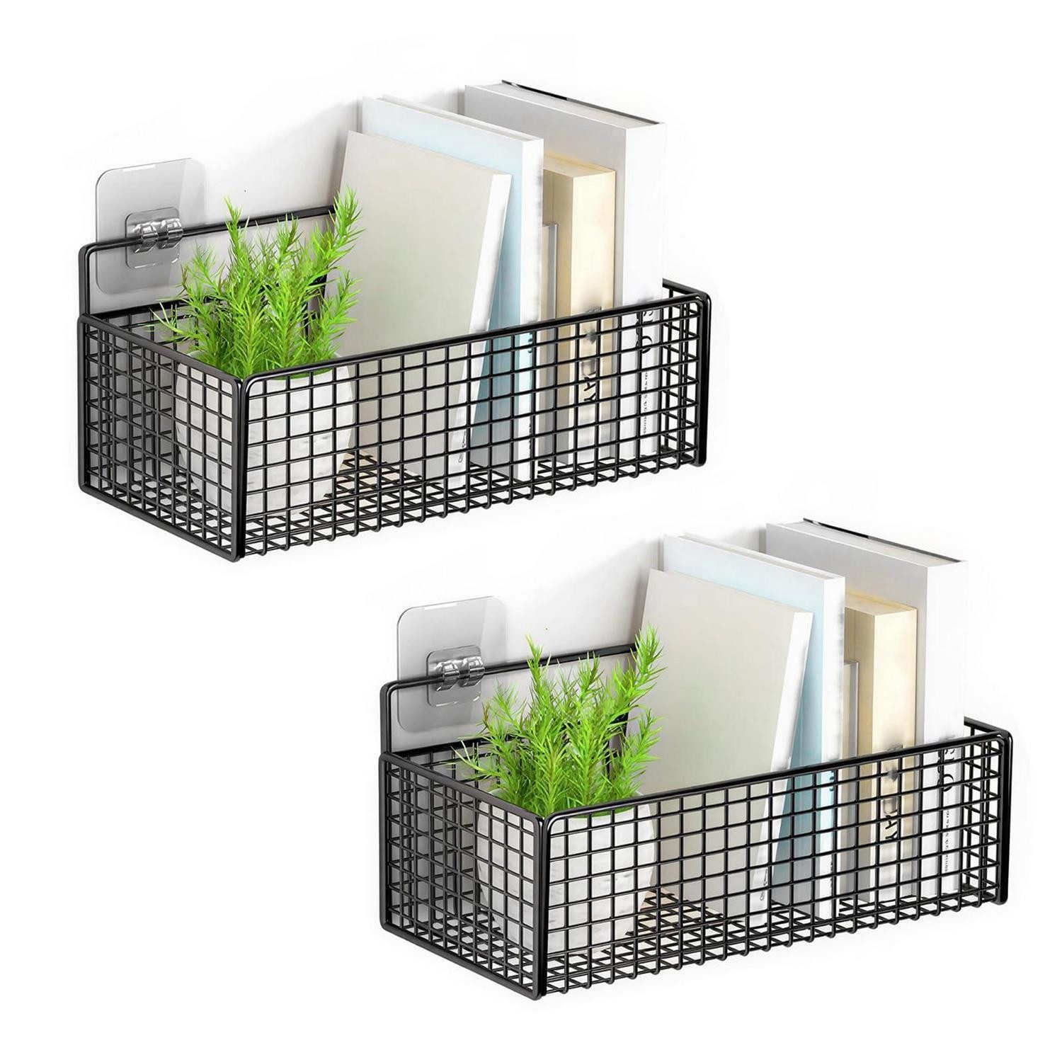 LuxusKollektion Hängekorb Hängekorb Bad 2er-Set ohne Bohren (2 St)