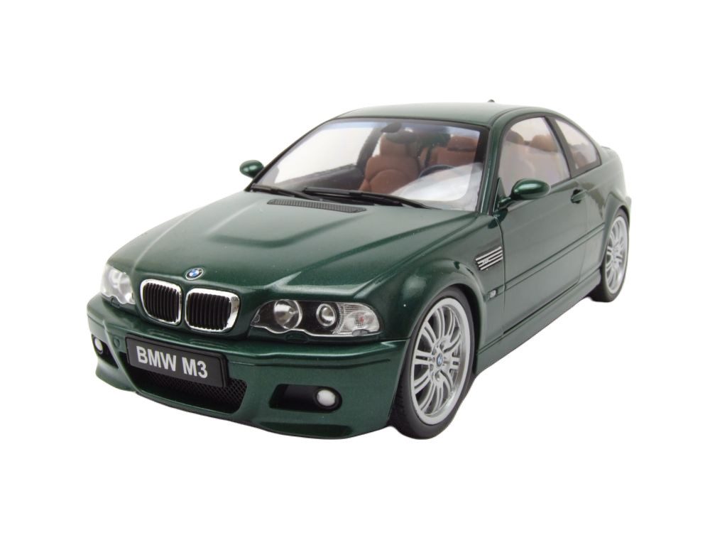 Solido Modellauto BMW M3 E46 Coupe 2000 dunkelgrün, Maßstab 1:18