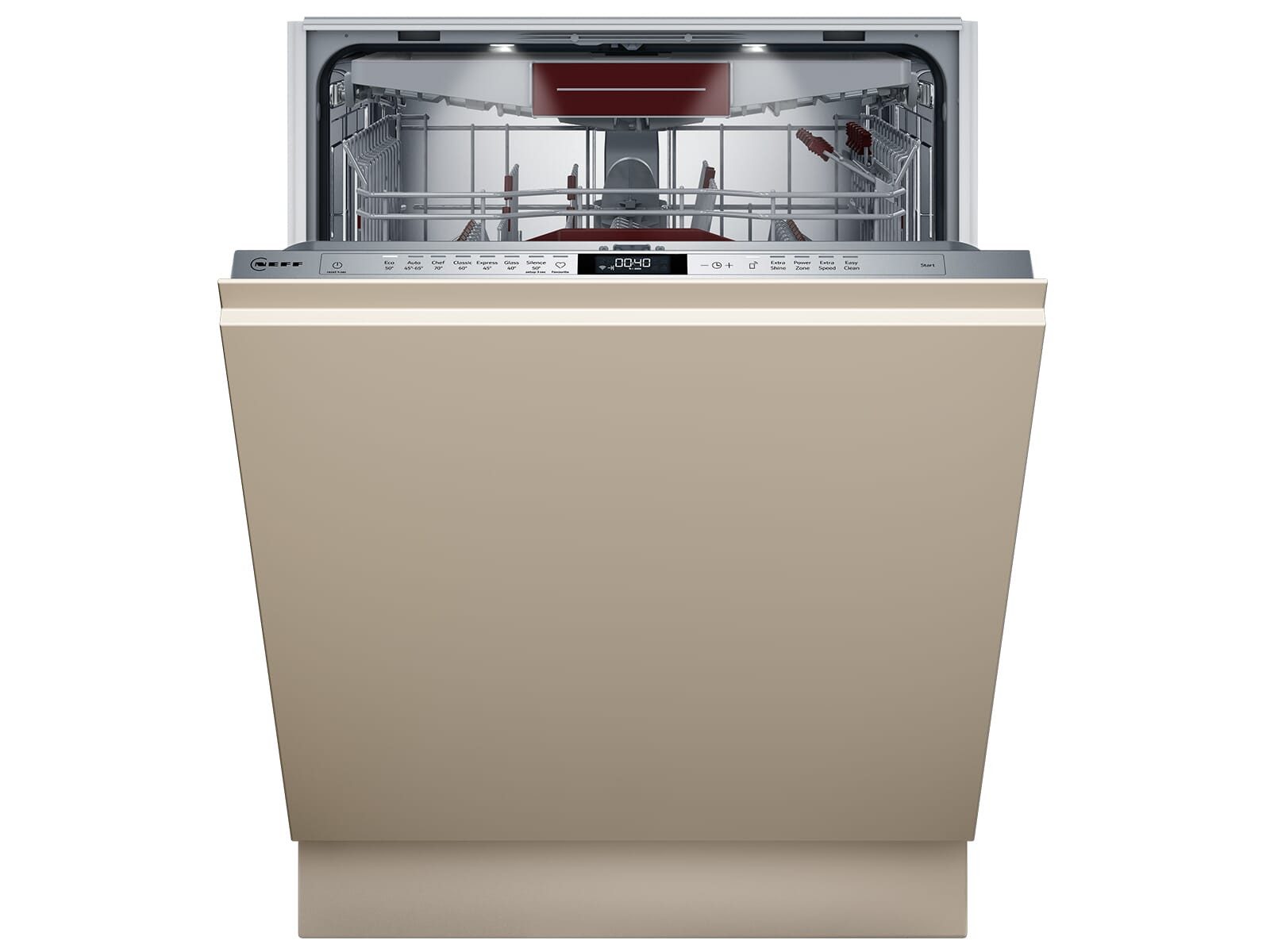 NEFF vollintegrierbarer Geschirrspüler S257ZCX01E, 9.0 l, 14 Maßgedecke, HomeConnect