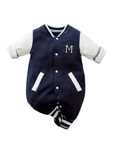 Matissa & Dad Shirtbody Sportlicher Baseball-Body für coole Baby-Jungs, Neugeborenen