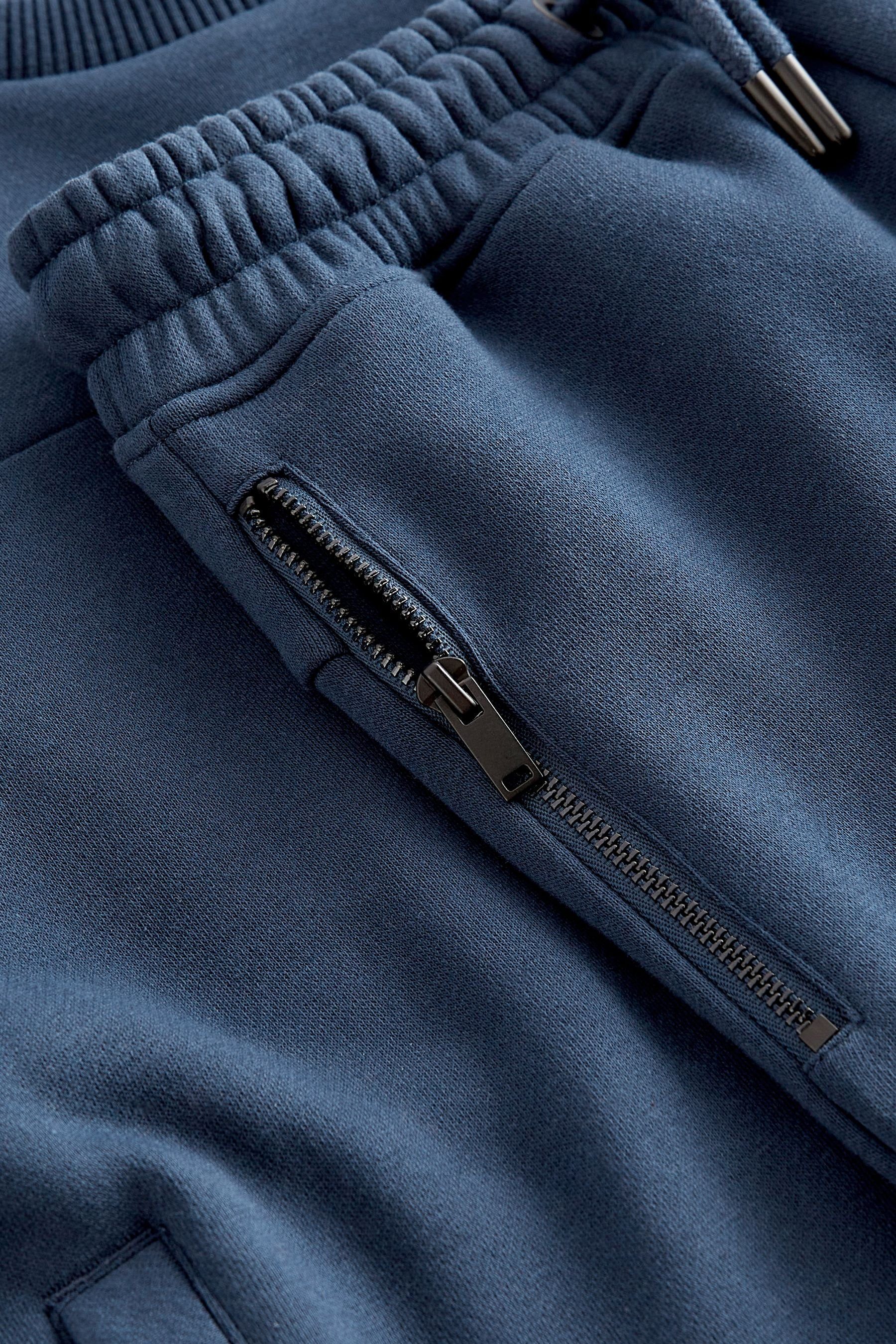 Rundhalsausschnitt Sweatanzug Set (2-tlg) - Blue Utility-Sweatshirt mit Next