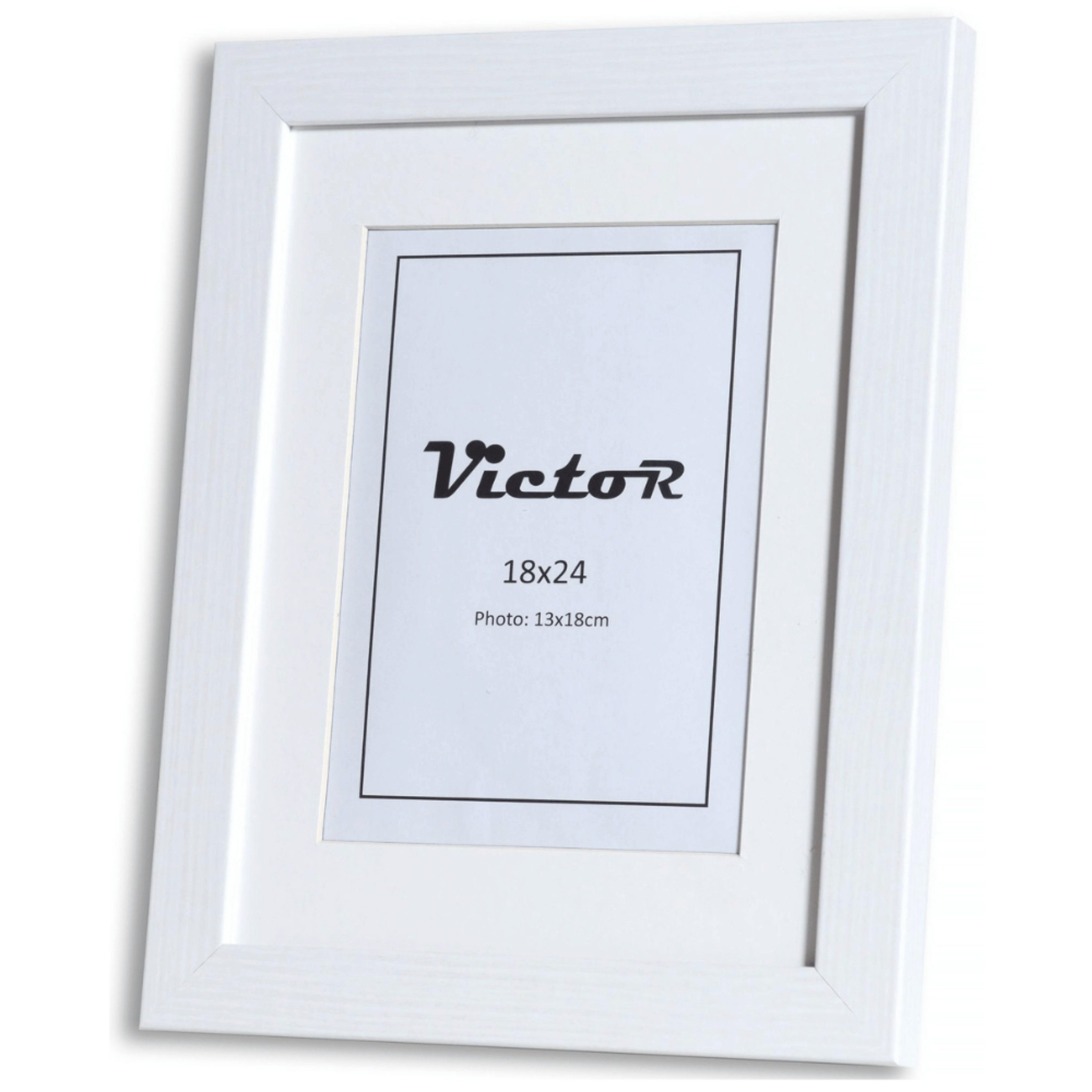 Victor (Zenith) Bilderrahmen Richter, Bilderrahmen Weiß 18x24 cm mit 13x18 günstig online kaufen