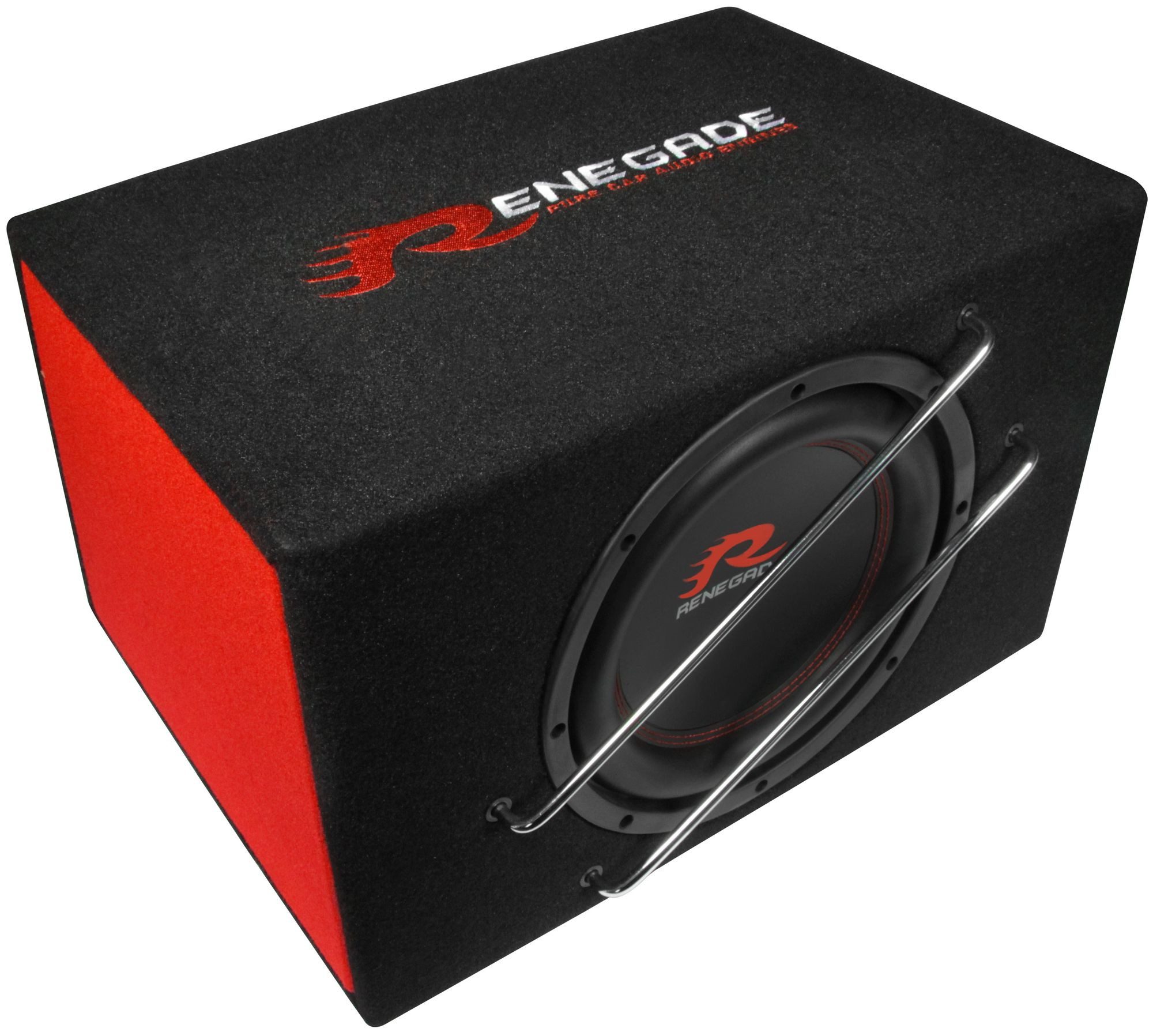 Renegade RXV1000A Aktive 25 cm Bassreflex Box Auto-Subwoofer (200 W, max.:400)