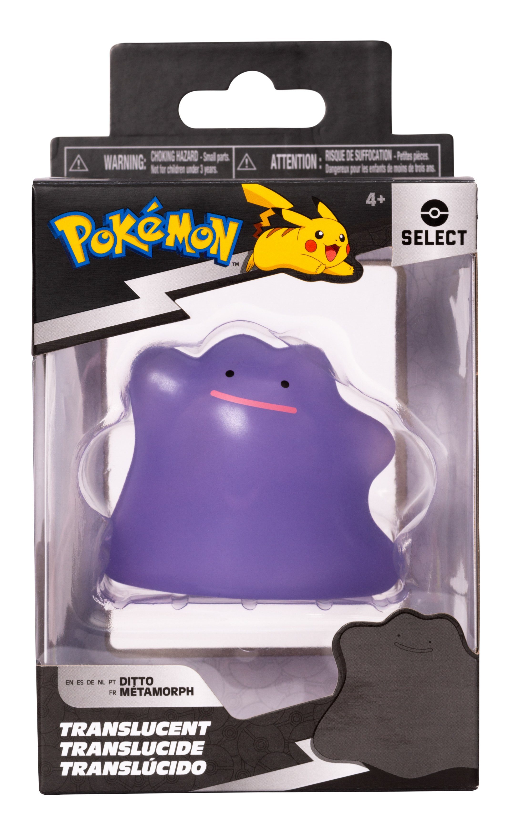 Figur 7,5 (1-tlg) Merchandise-Figur - Jazwares cm - transparent Pokémon Ditto, Select