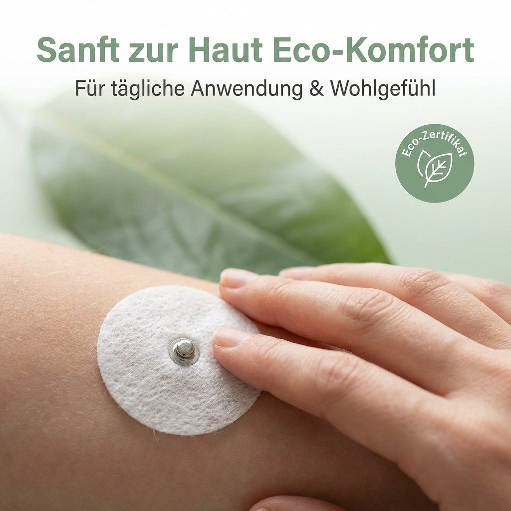 geborgenschlafen Patches Klebeelektroden Patches zum Erden - Hautfreundlich & selbsthaftend (30-tlg), Erdungspads für Schlaf, Sport & Regeneration