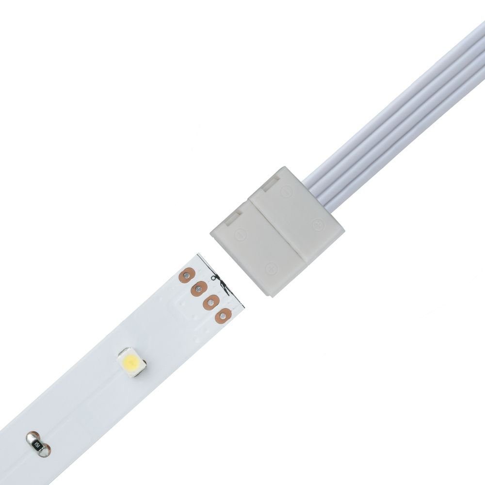 Paulmann LED Stripe ECO Streifen YourLED 1-flammig, Clip-Connector Kunststoff, 2er Pack Weiß, LED