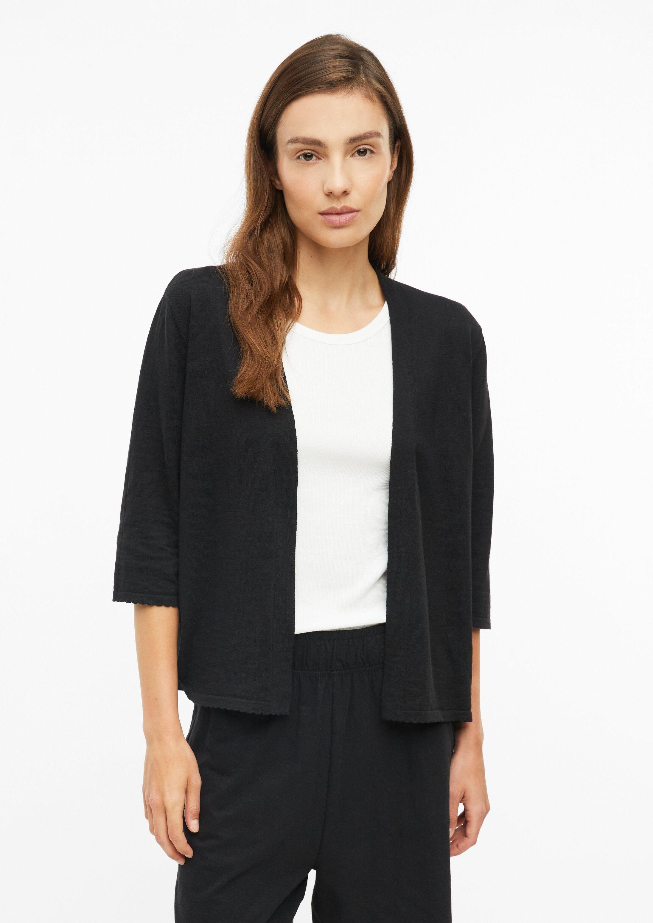 s.Oliver Cardigan Strickjacke Strickjacke mit Zierkante