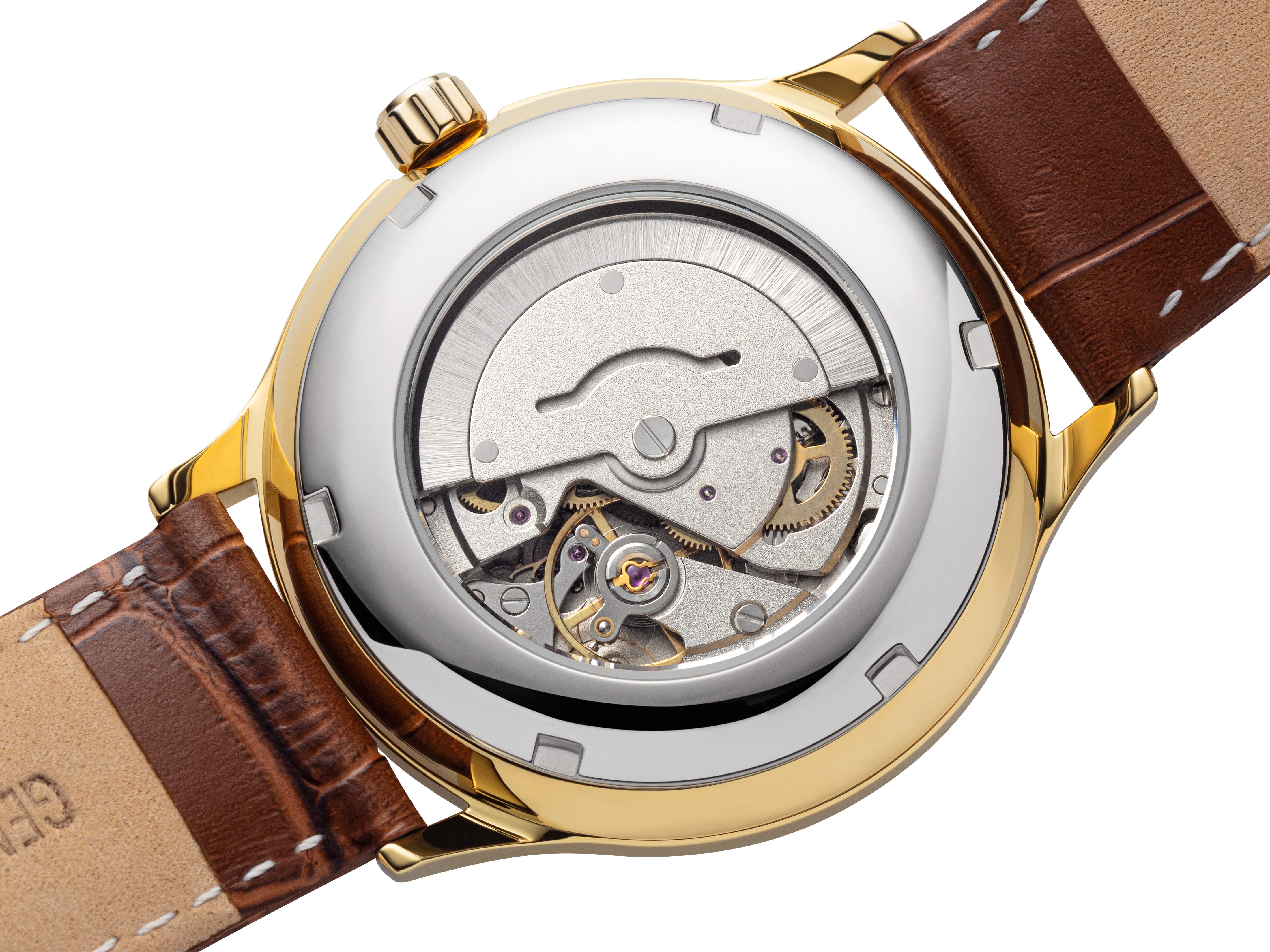 Regent Automatikuhr GM2209, Armbanduhr, Damenuhr, Herrenuhr, Made in Germany, Mechanische Uhr