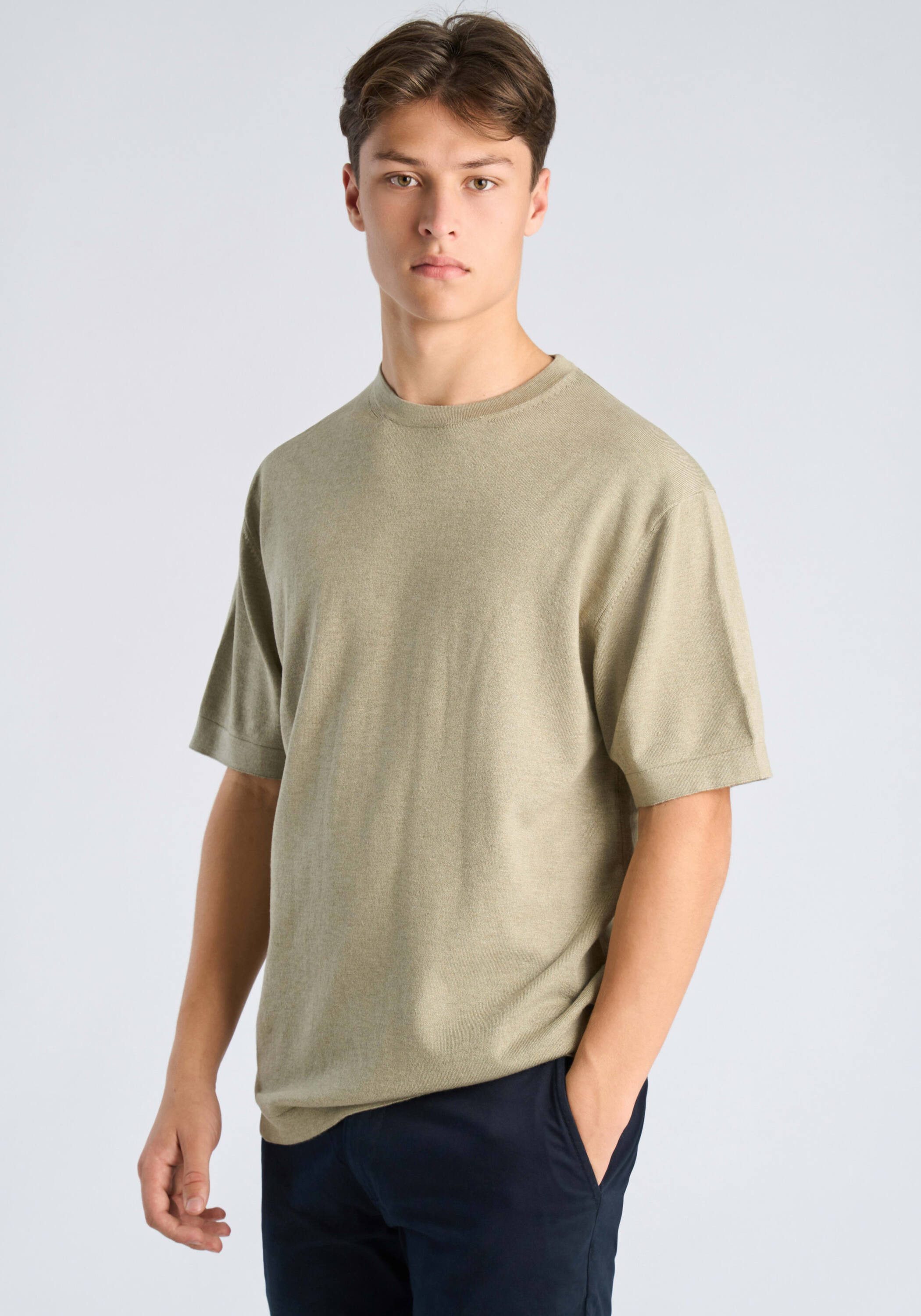 LINDBERGH Kurzarmshirt T-Shirt (Kurzarm) Oversize Fit