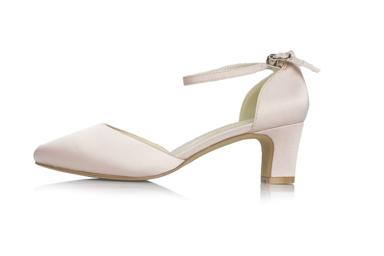 White Lady 700 Satin - Riemchen Pumps Slingpumps