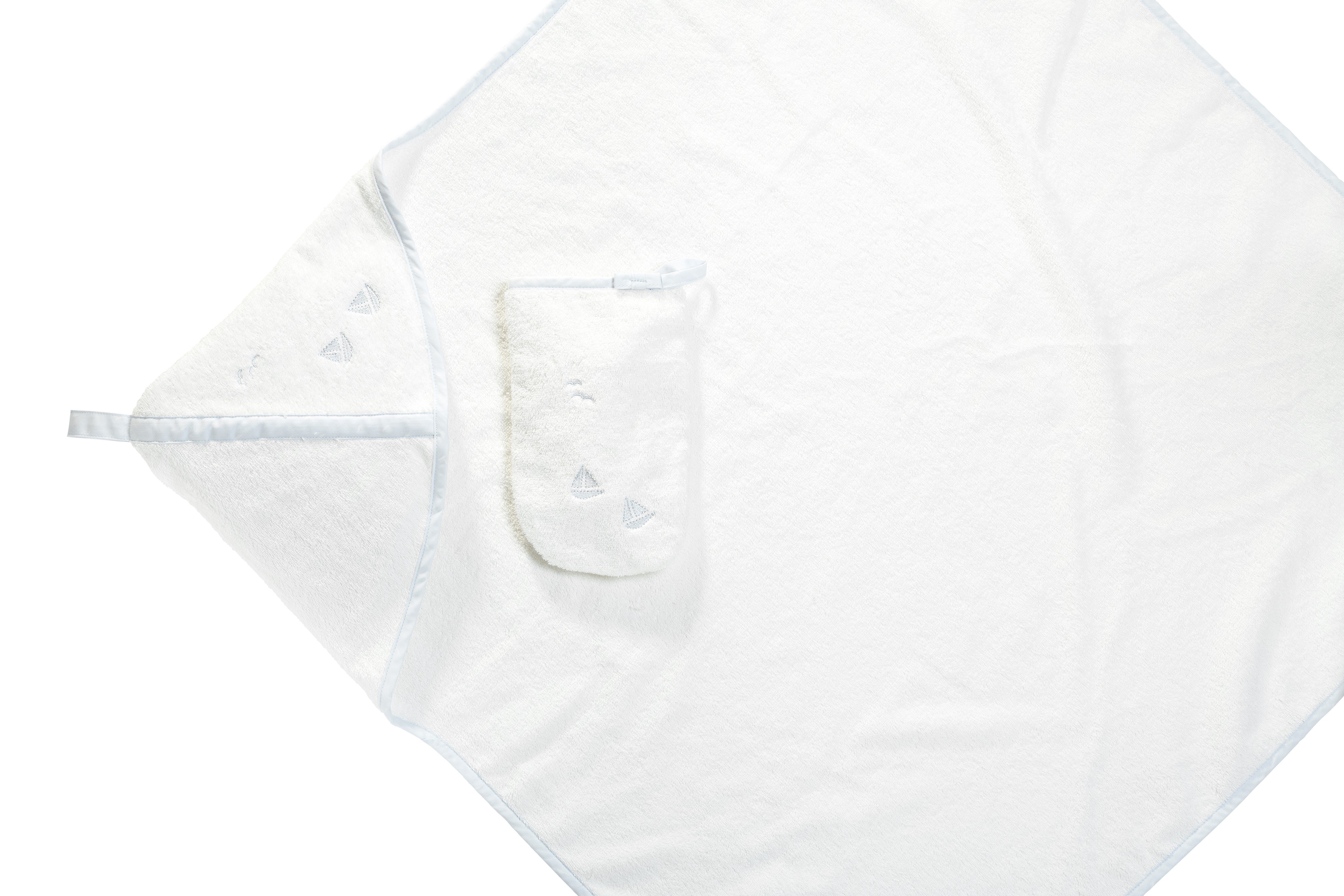 Stokke Kapuzenhandtuch Kapuzenbadetuch für Ihr Baby aus weicher Frottee und 100 % Baumwolle, Baumwolle