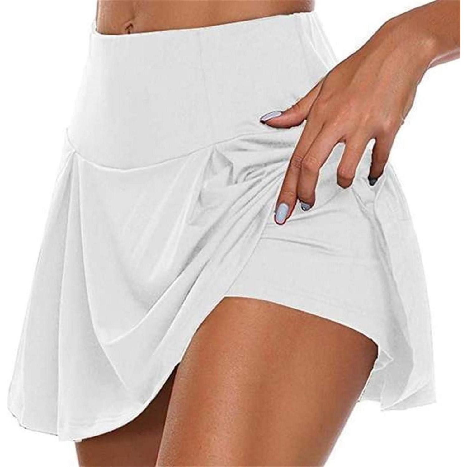 LuxusKollektion Tennisrock Damen Sportrock 2in1 mit Innenhose S