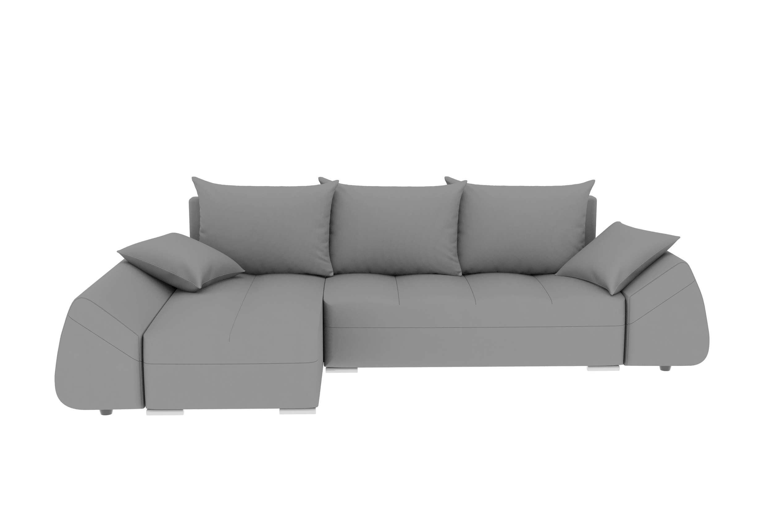 Stylefy Sitzkomfort, mit Design Ecksofa Eckcouch, mit Sofa, Bettfunktion, Modern L-Form, Bettkasten, Cascade,