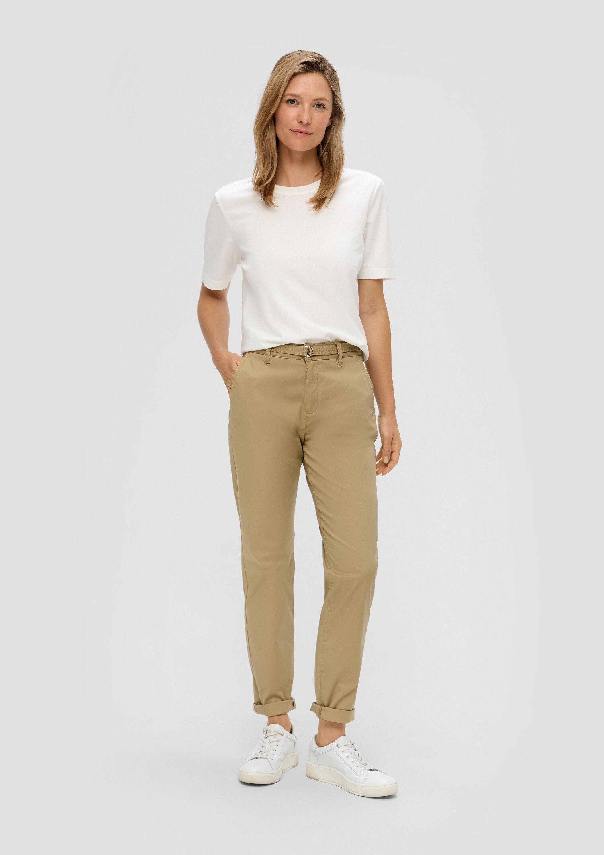 s.Oliver Chinos Hose CHINO Regular: Chinohose mit Gürtel