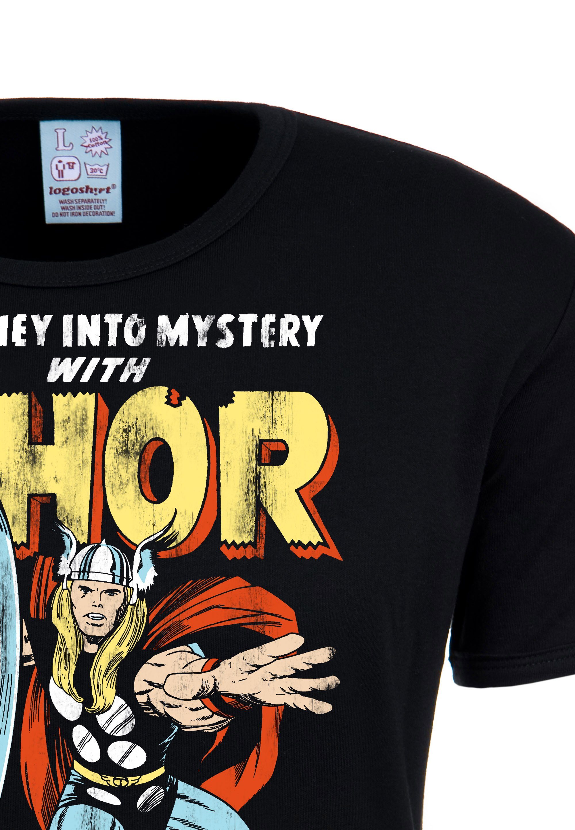 T-Shirt For LOGOSHIRT mit Marvel-Print Thor Asgaaard