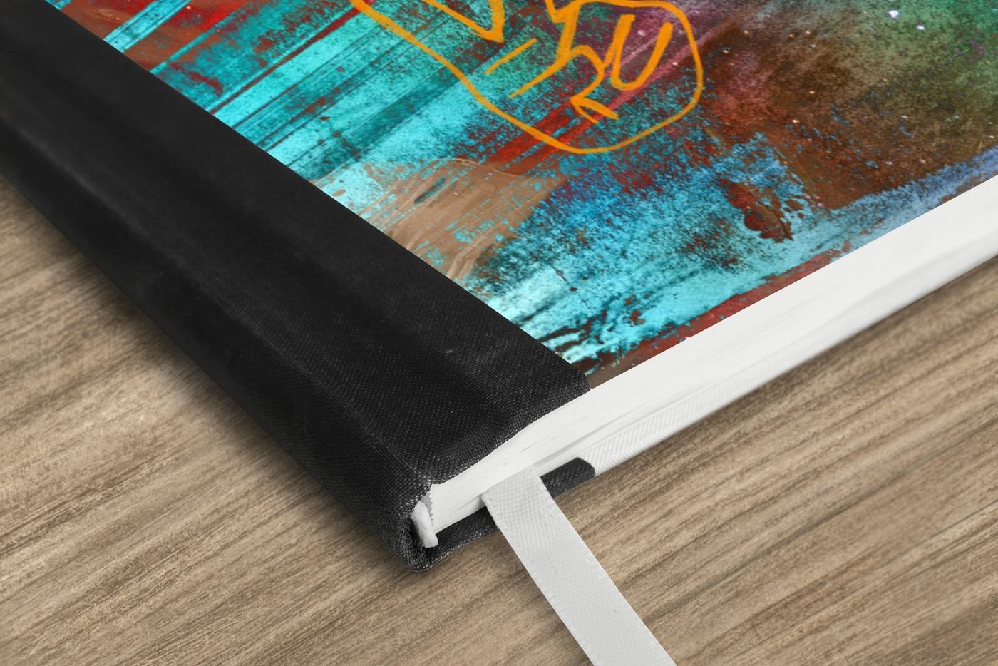 Thumbnail - MuchoWow Notizbuch Der fröhliche Trinker - Frans Hals - Neon, Notebook, Notizblock a5, Tagebuch, Journal Liniert