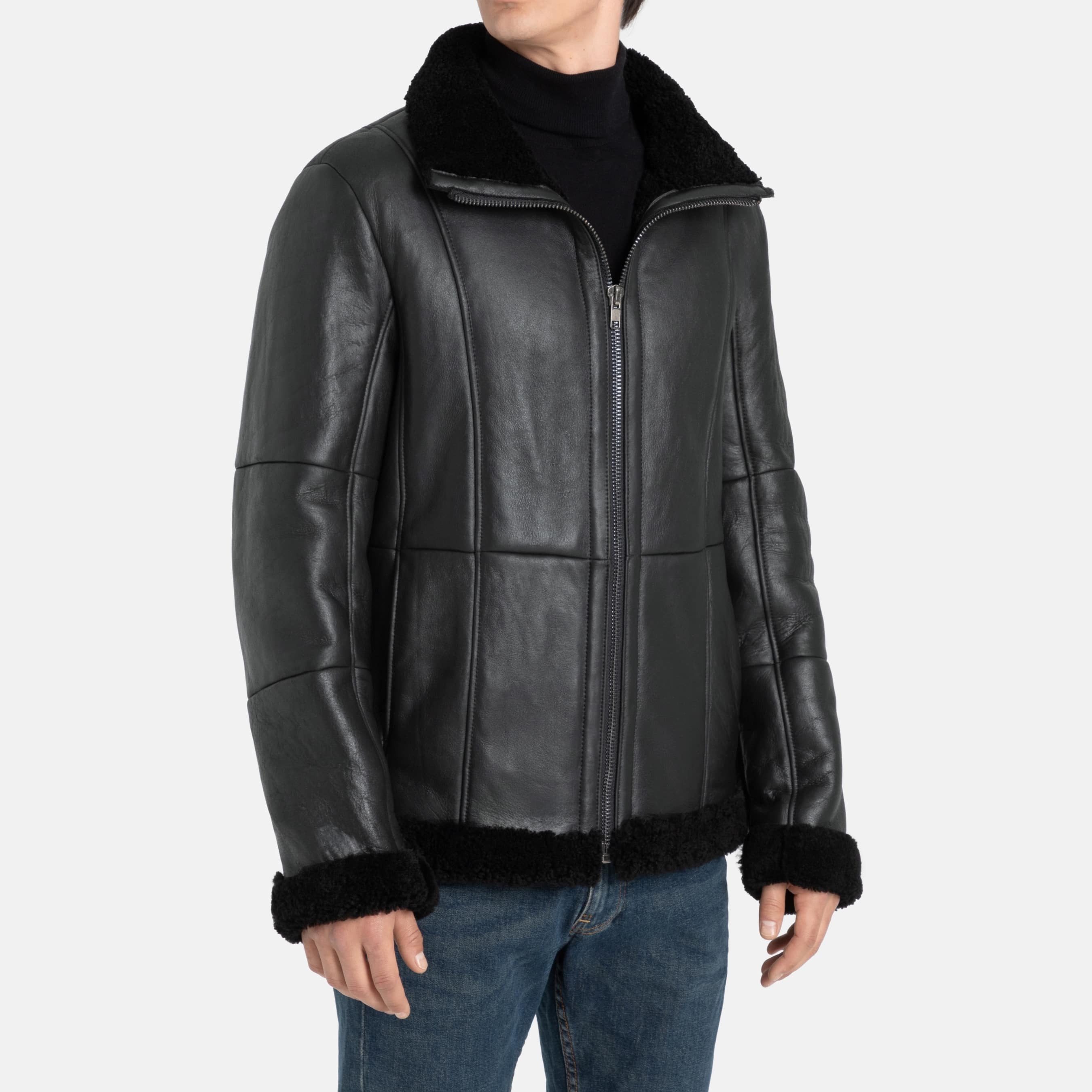 Valcuer 1887 Lederjacke Peter VC aus echtem Lammfell günstig online kaufen