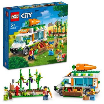 LEGO® Konstruktionsspielsteine LEGO 60345 City Farm Gemüse Lieferwagen - EOL 2022, (Set)