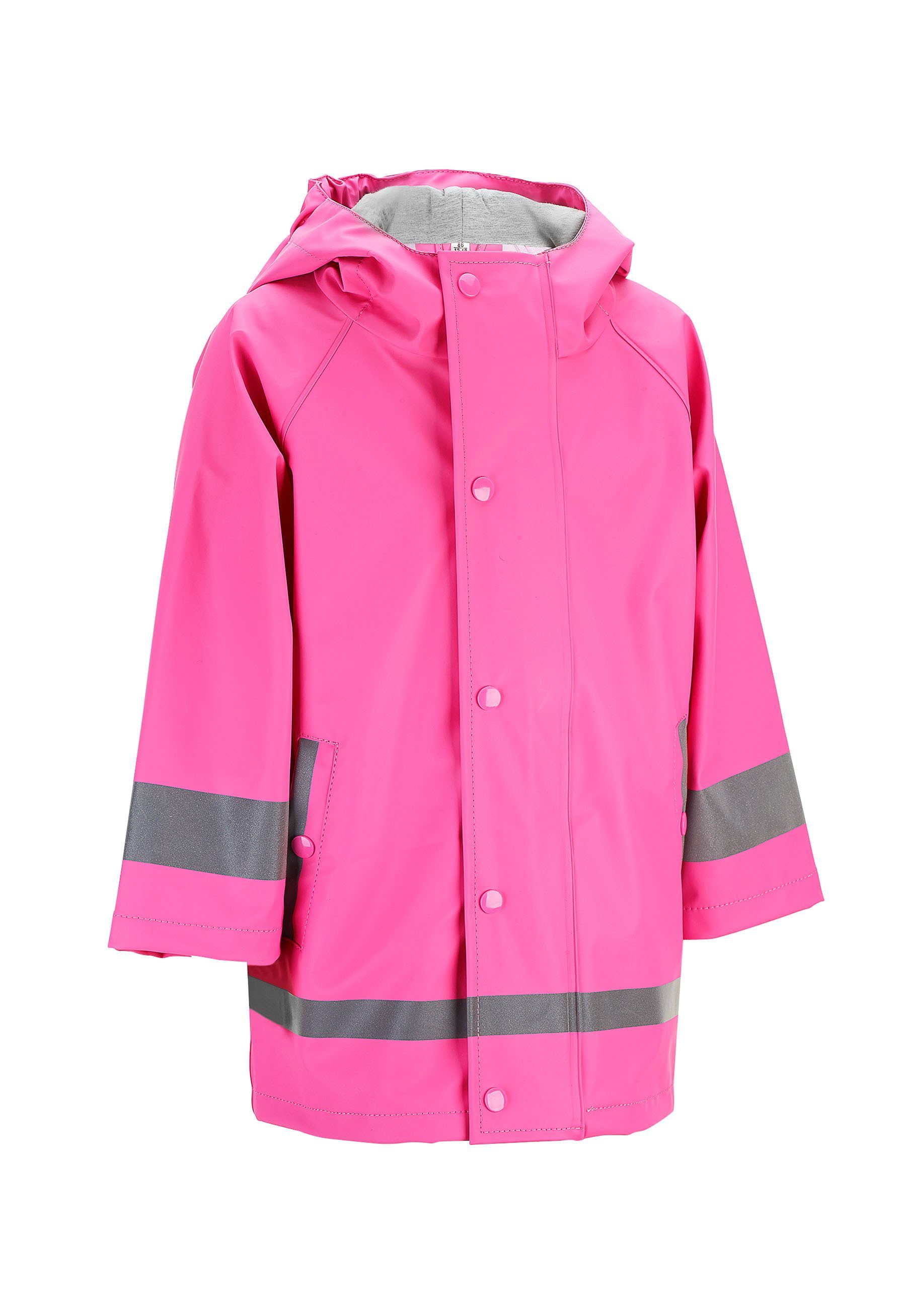 Sterntaler® Regenjacke Regenjacke ungefüttert uni (1-St) Wasserdichte Regenjacke mit verschweißten Nähten, Reflektoren & Zipper