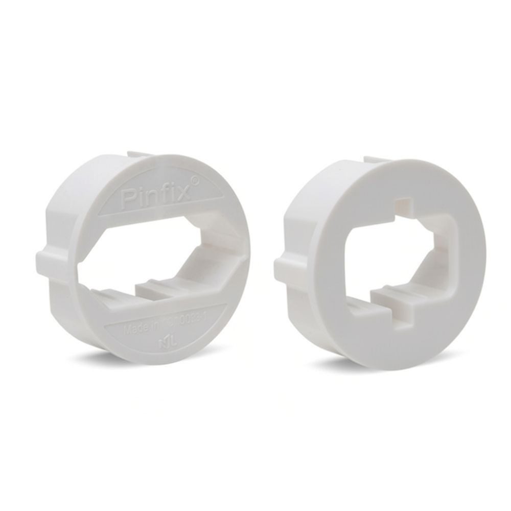 Kopp Klemmen Pinfix Steckdosenadapter Schutzkontakt Kupplung 2er Set Schuko Adapter, Steckdosenadapter Stromadapter Steckadapter Schuko Adapter – Bild 3 von 5