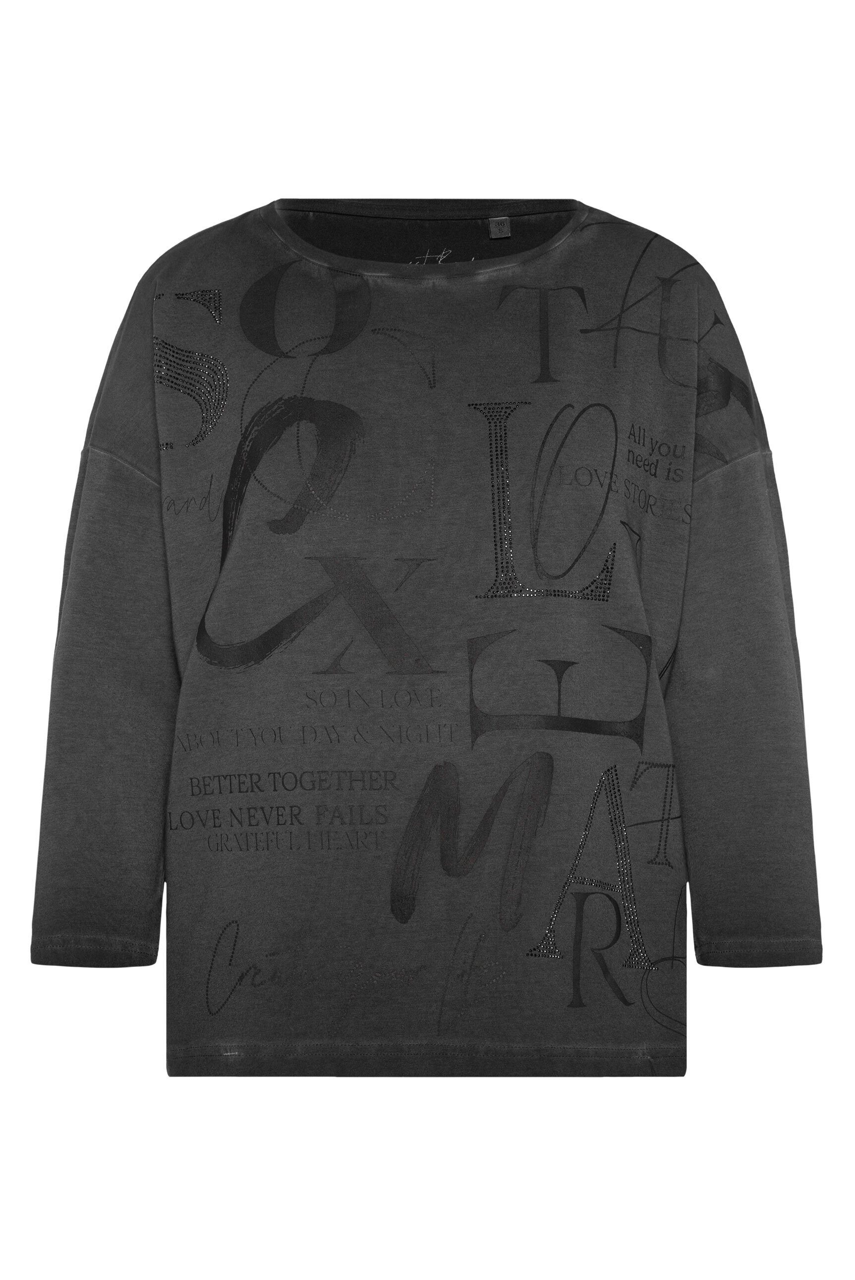 SOCCX 3/4-Arm-Shirt mit Seitenschlitze günstig online kaufen