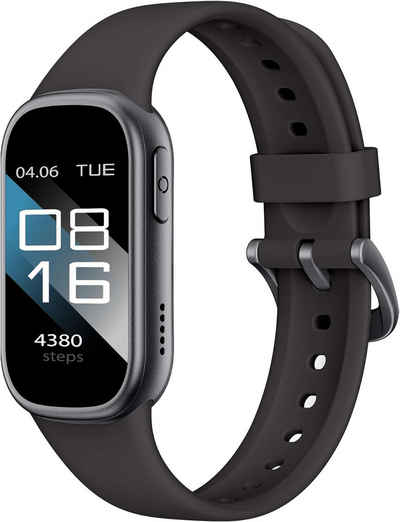 Asmoda Fitness-Tracking und Benachrichtigungen Smartwatch (1,47 Zoll, Android, iOS), mit Herzfrequenzmonitor Schlafmonitor Schrittzahler, Sportuhr, IP68