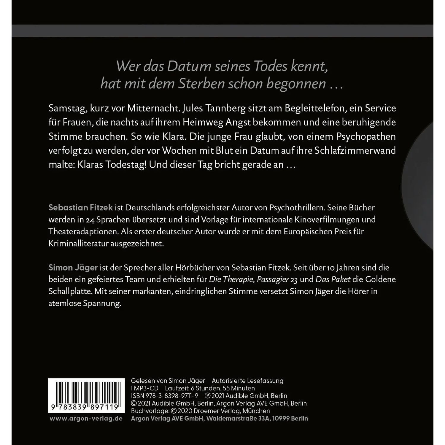 Argon Verlag Hörspiel Der Heimweg