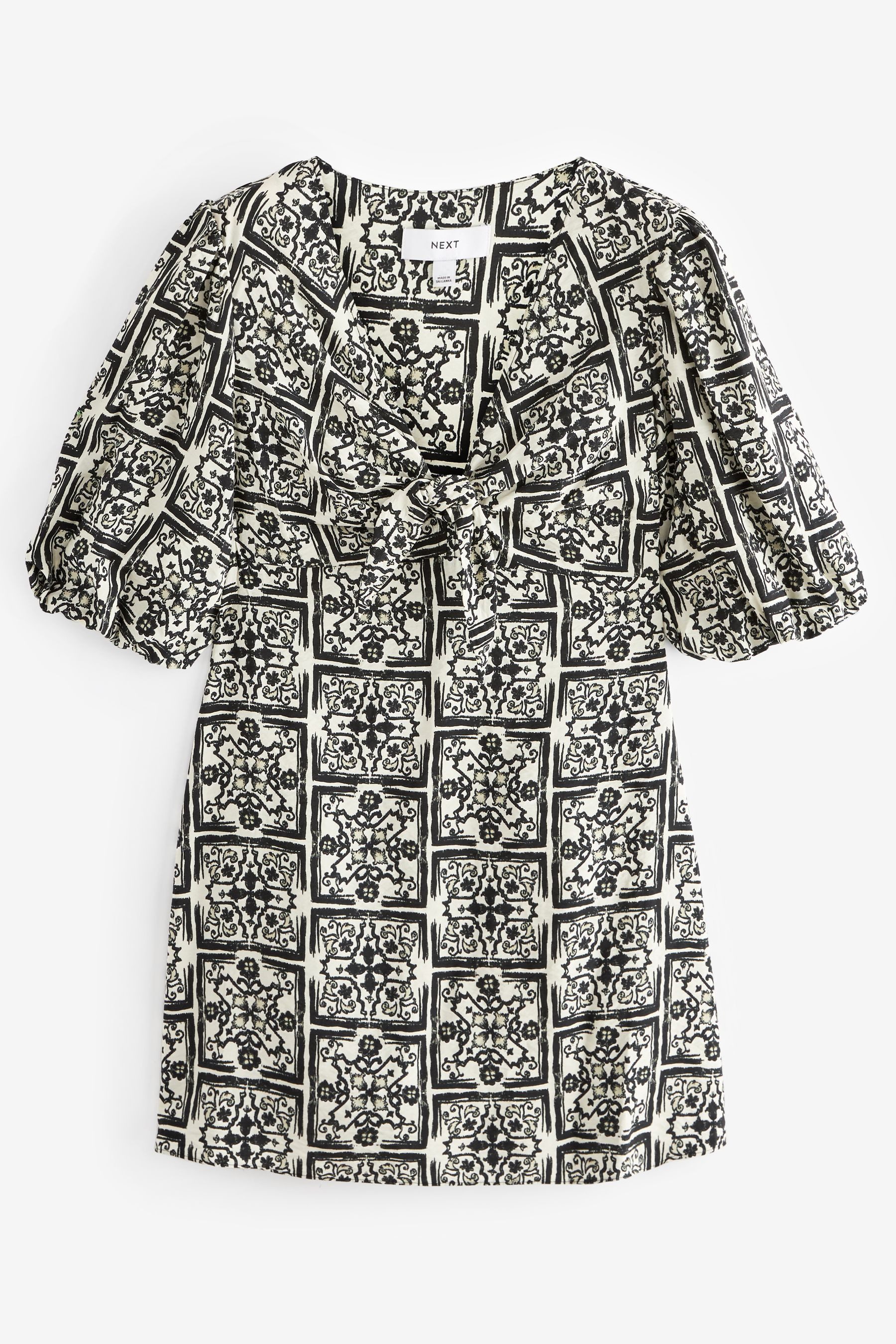 Next Minikleid Minikleid mit Puffärmeln und günstig online kaufen