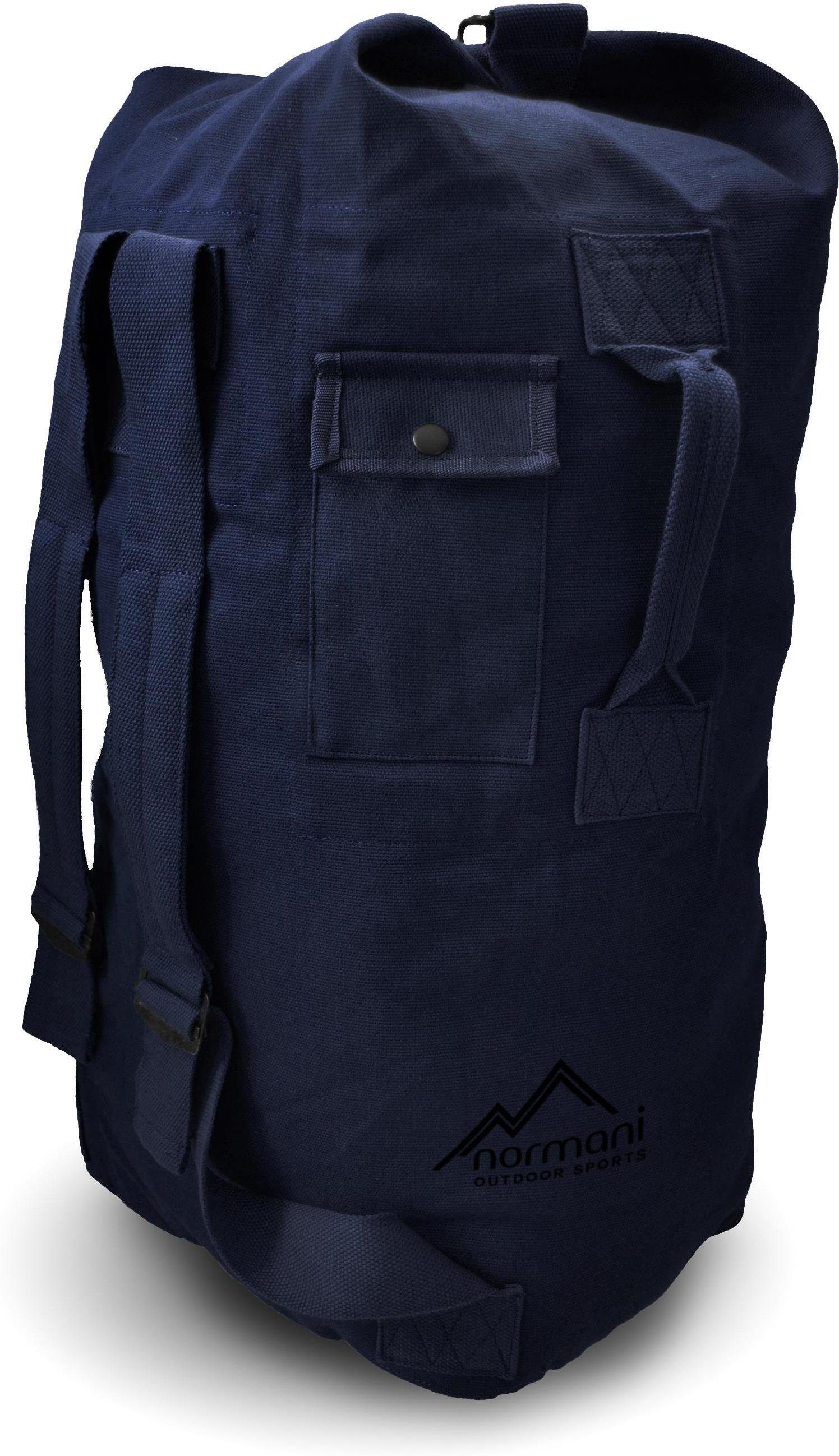 normani Packsack Canvas-Seesack 90 l Submariner 90, Duffle Bag Rucksack mit günstig online kaufen