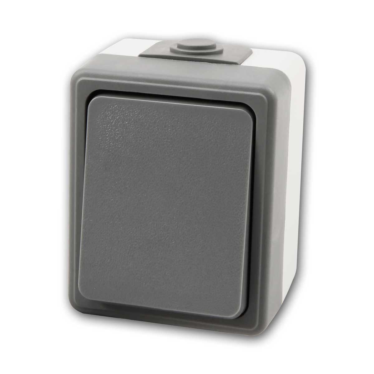 McPower Lichtschalter Feuchtraum Wechselschalter "SECURE" 250V/10A, IP44