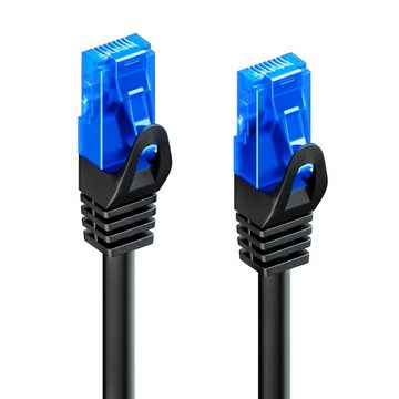 deleyCON deleyCON 10x 1m CAT6 Patchkabel Netzwerkkabel Gigabit LAN U/UTP RJ45 LAN-Kabel