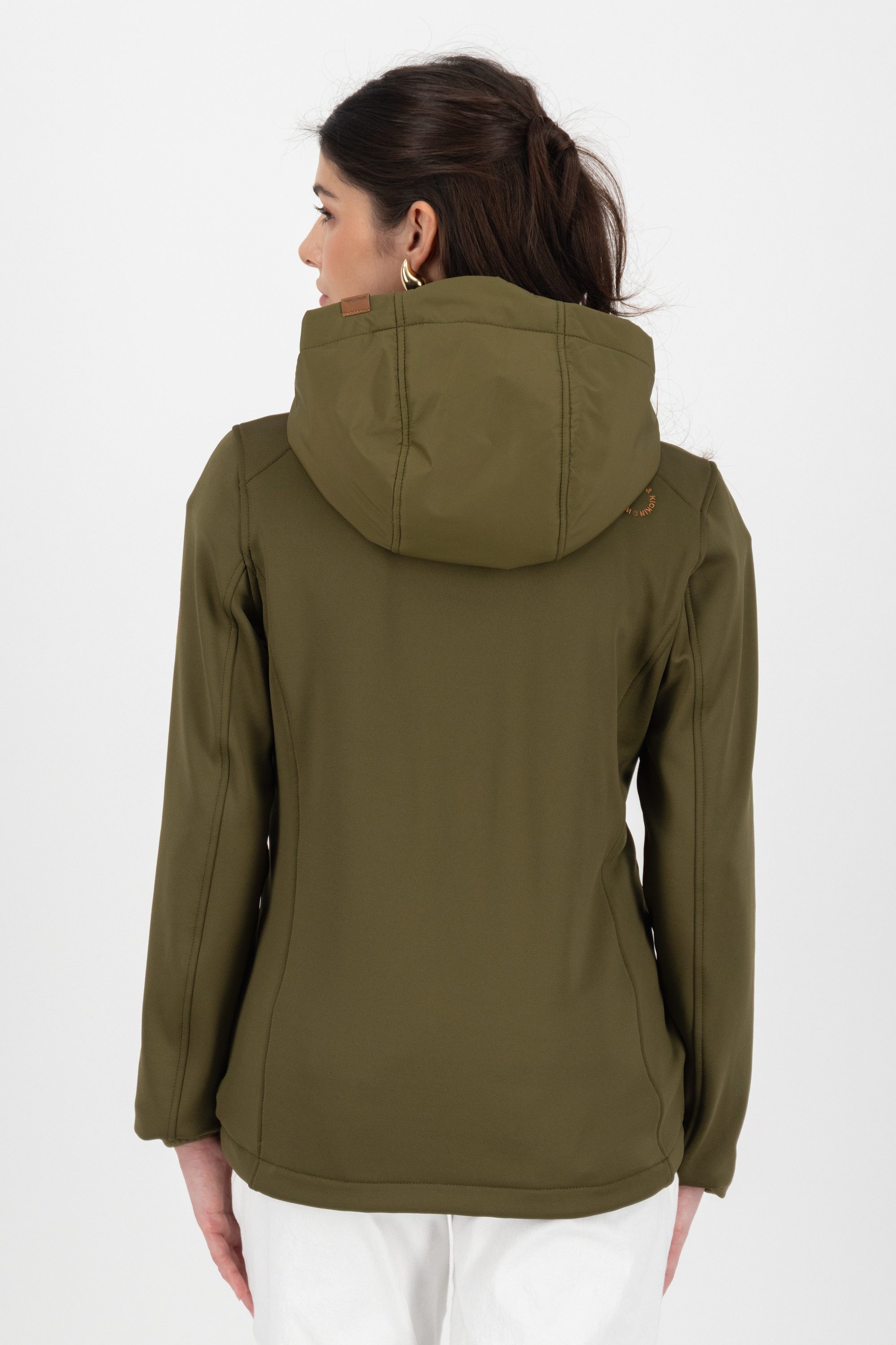 Alife & Kickin Hybridjacke SoleneAKA mit Kapuze und gestepptem Body