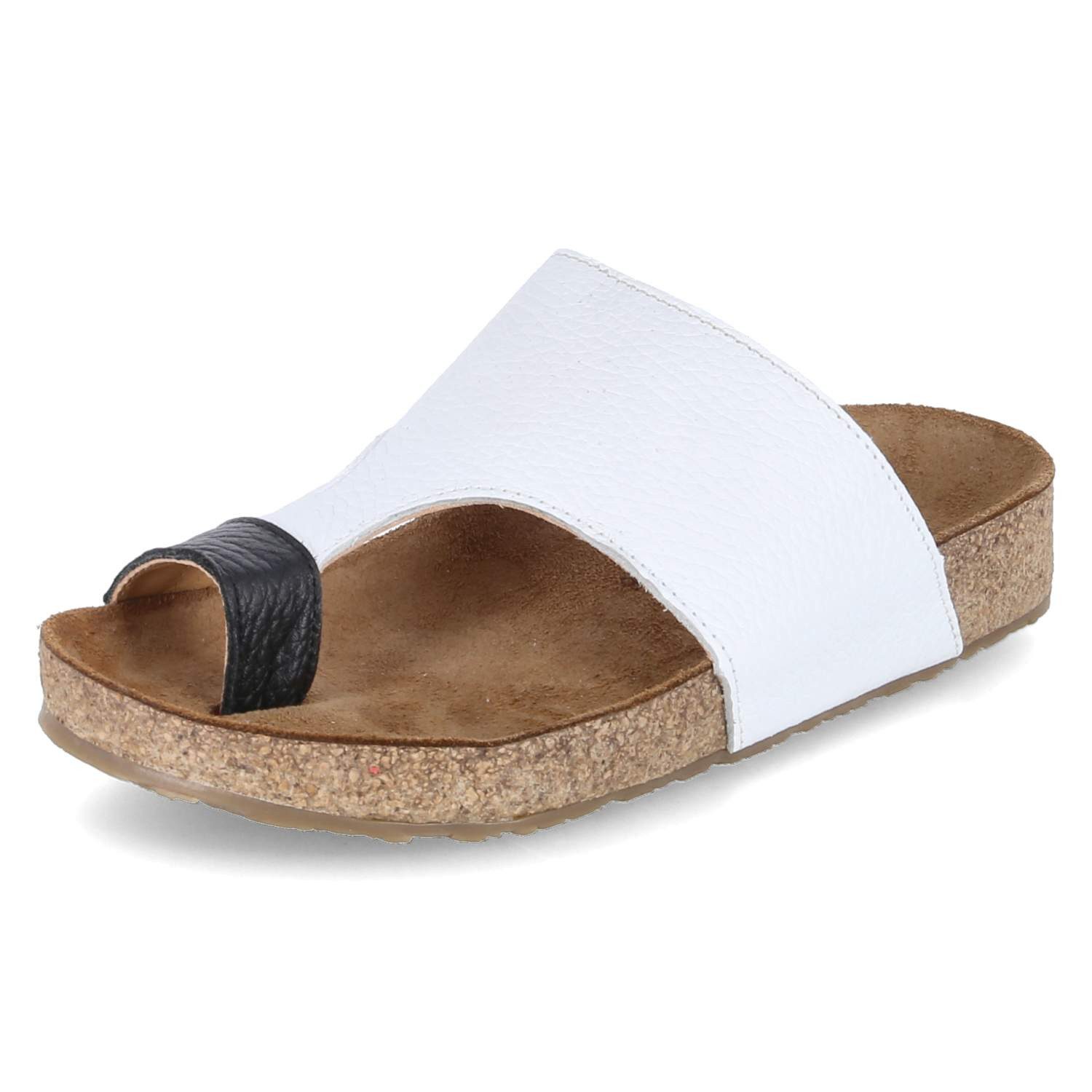 Haflinger Haflinger 819061 - 2335 Damen Glattleder weiss Pantolette günstig online kaufen