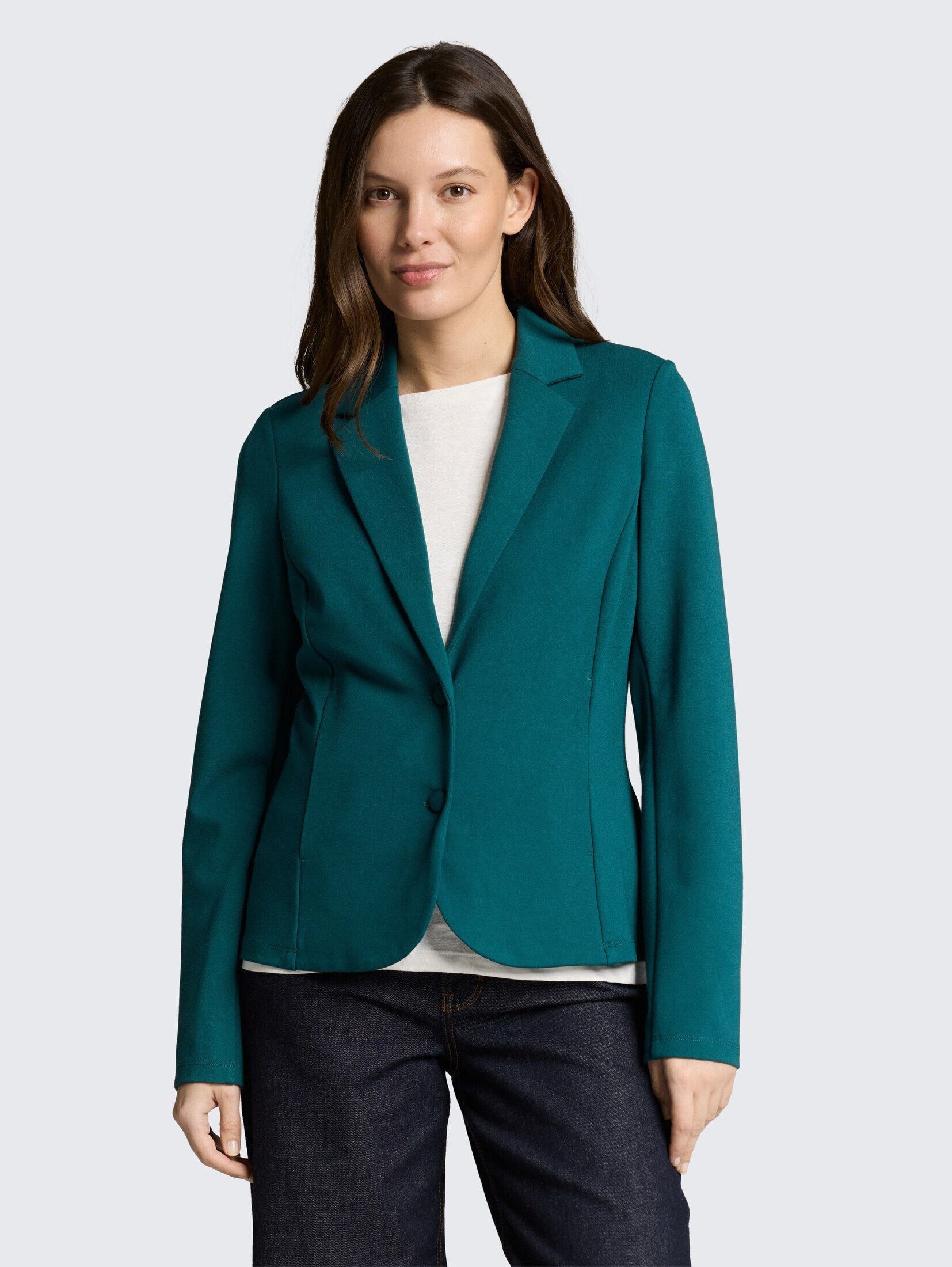 TOM TAILOR Jackenblazer Blazer Slim Fit Blazer mit Eingriffstaschen