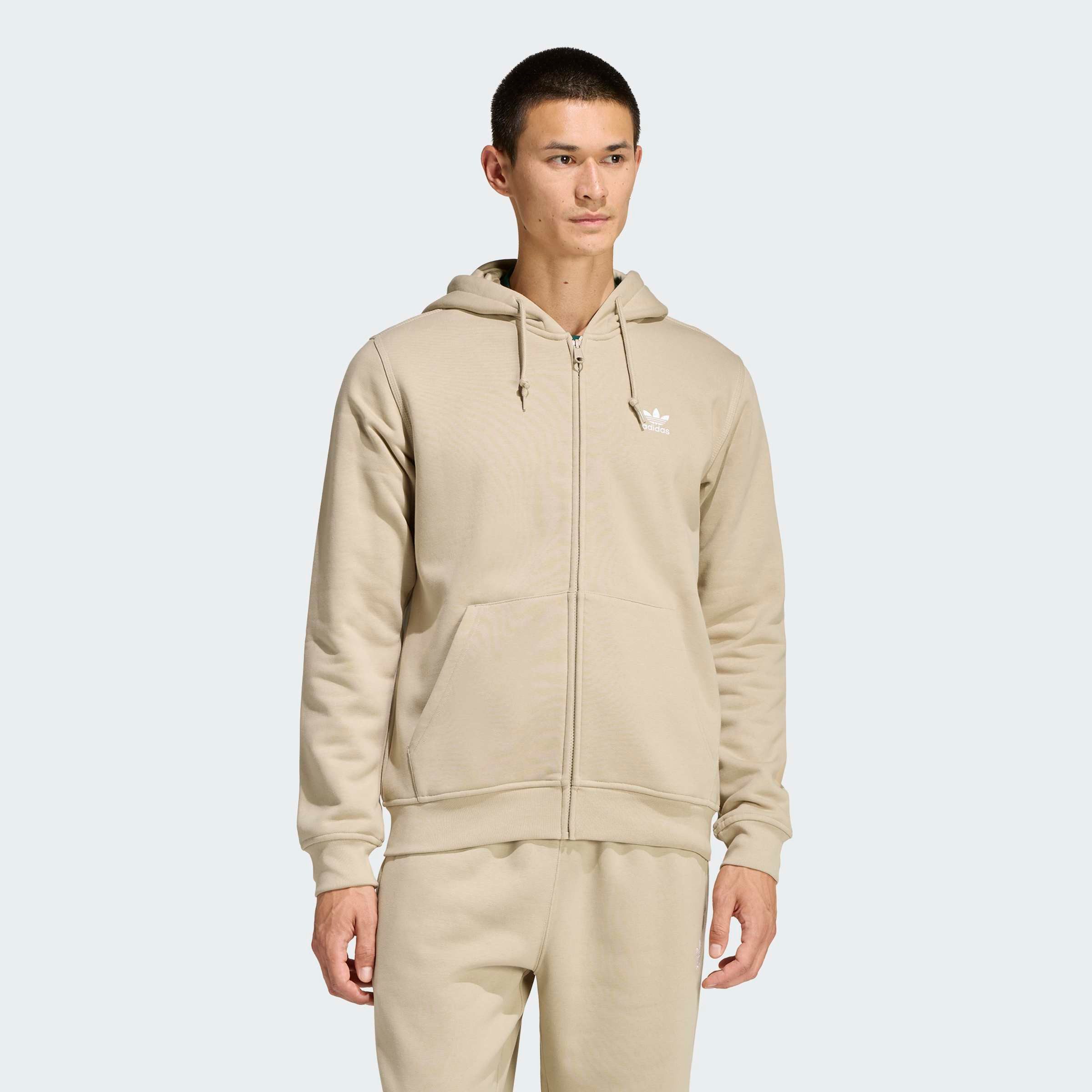 adidas Originals Kapuzensweatshirt TREFOIL ESSENTIALS Full Zip Hoddie, Kapuzenpullover, Kapuzenjacke mit Reißverschluss. € 64,99