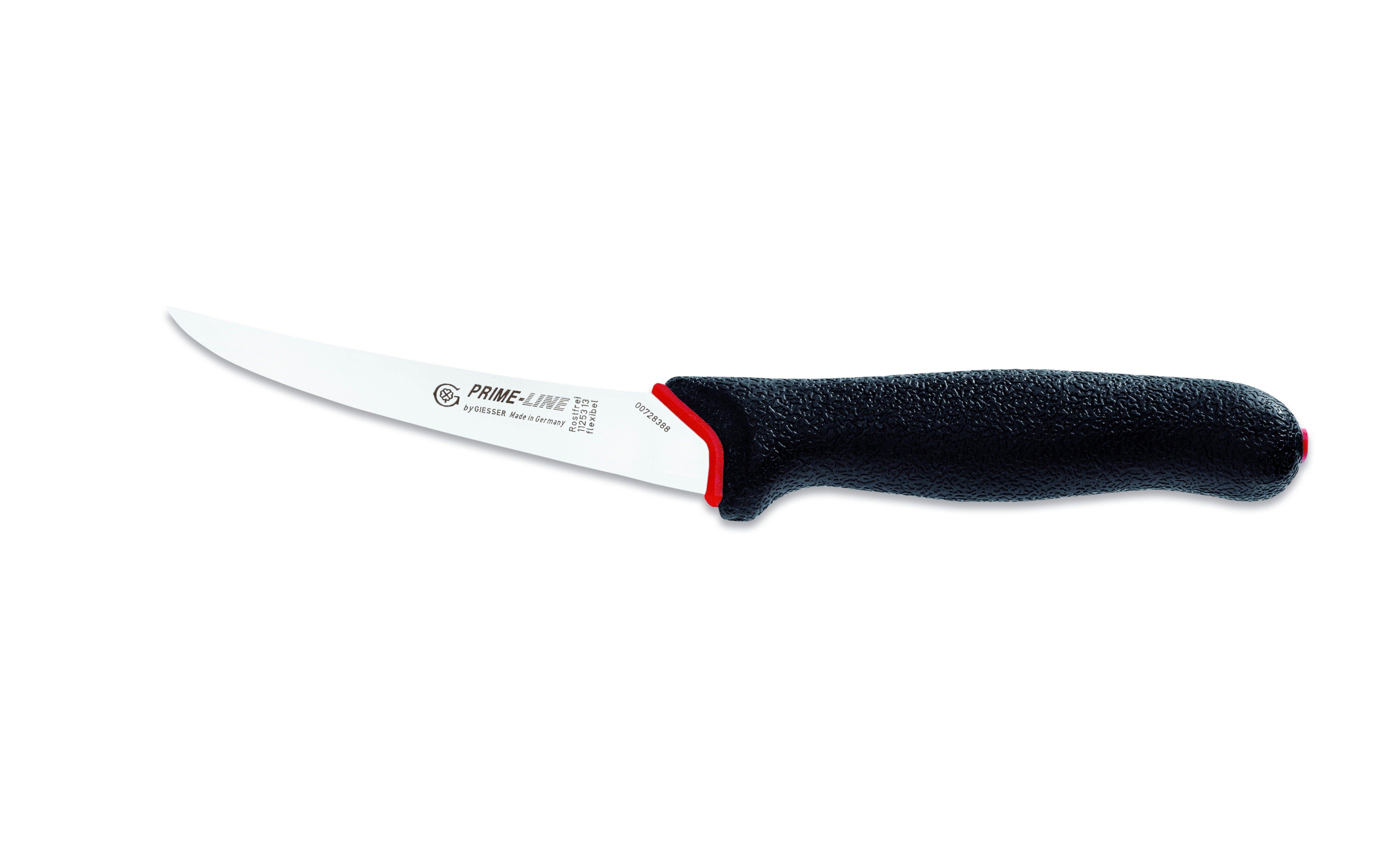 GIESSER Ausbeinmesser Fleischermesser 11250 13/15, PrimeLine, rutschfest, weicher Griff, sicherer Griff, scharfe Klinge