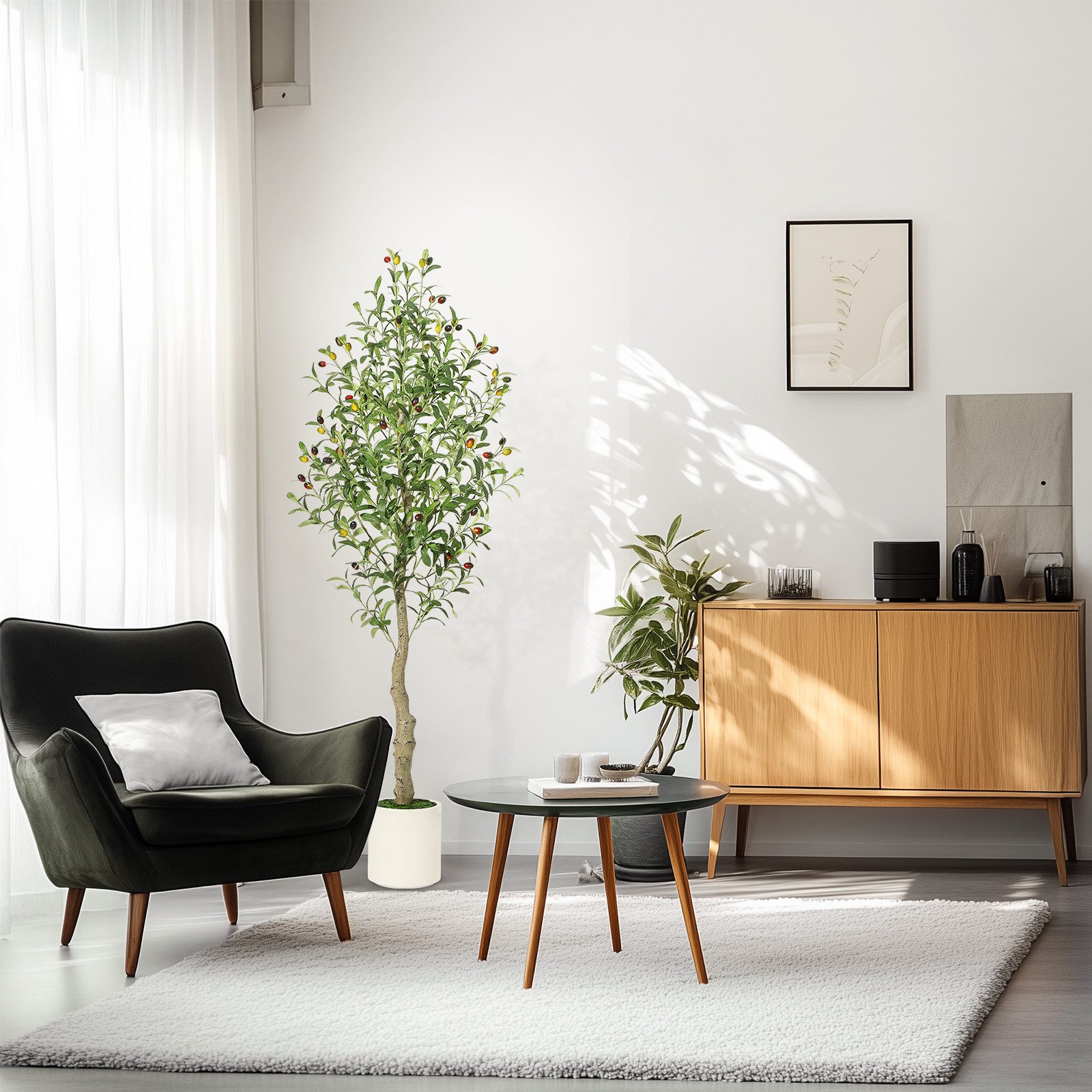 Kunstbaum Künstliche Olivenbäume für den Innenbereich,1.5/1.8 günstig online kaufen