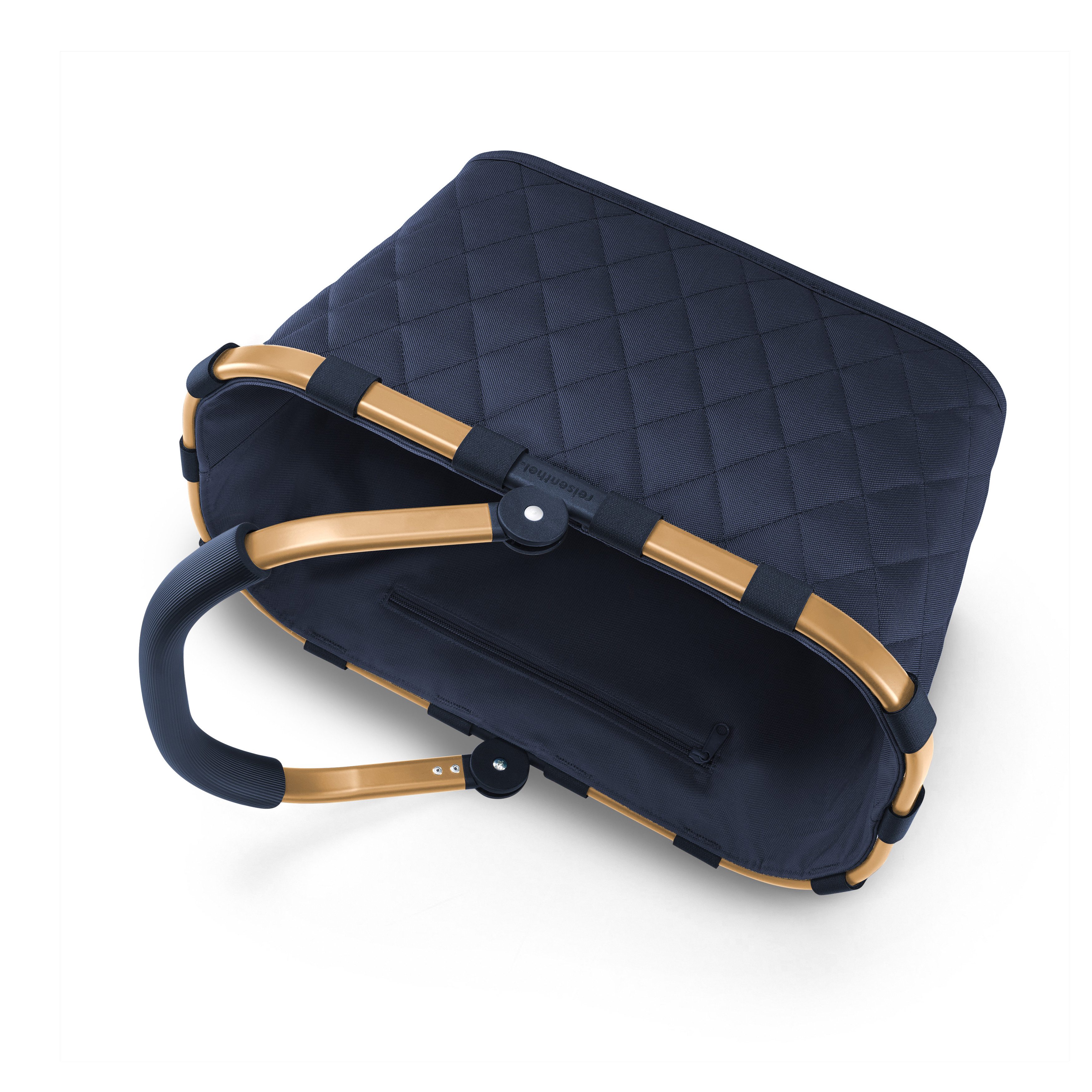 REISENTHEL® Einkaufskorb carrybag, 22 l, Standfüße, ummantelter Griff zum Umklappen, Innentasche Reißverschluss